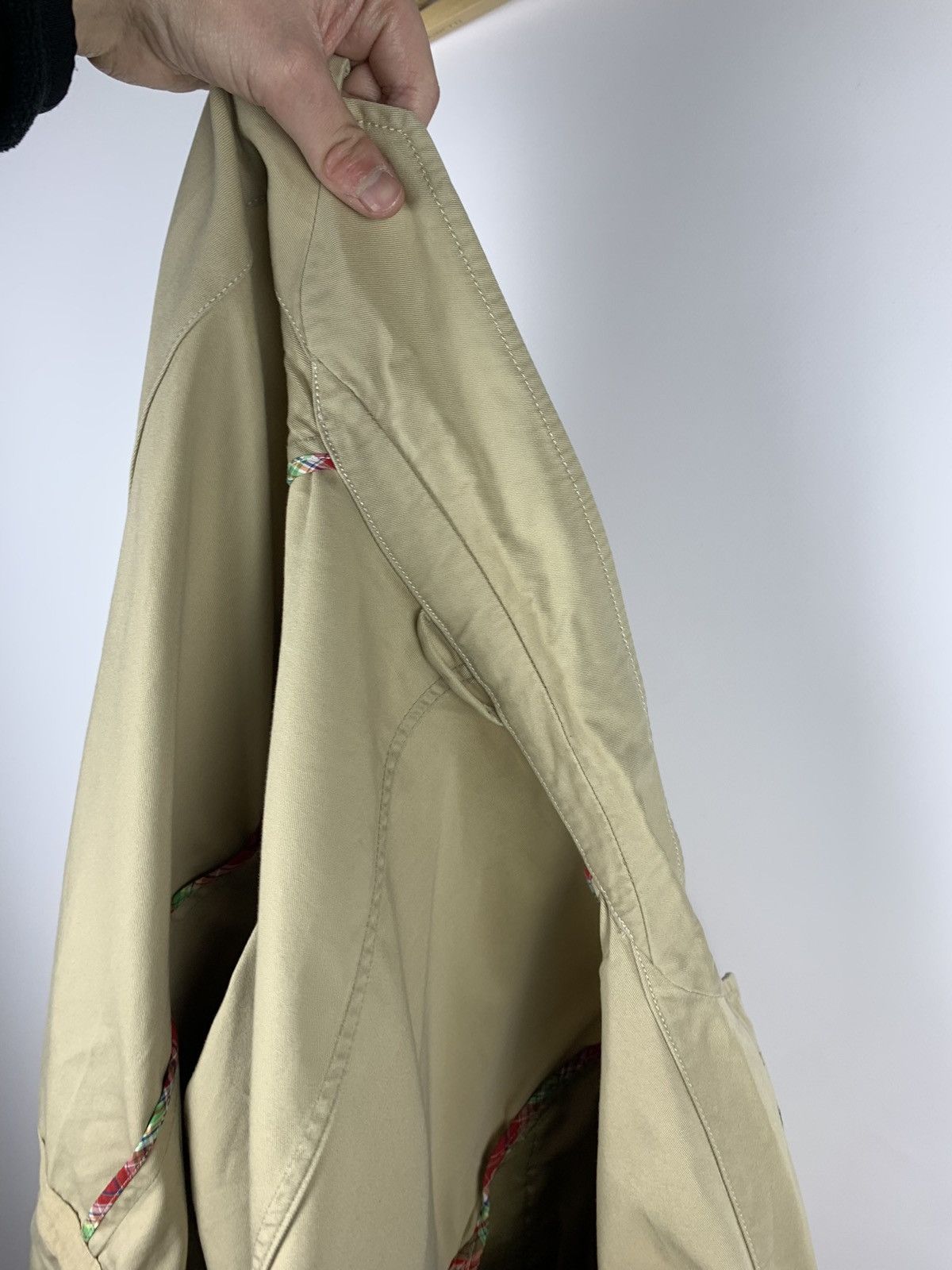 Polo Ralph Lauren Vintage Polo Ralph Lauren Blazer Mens 42R Jacket Coat Beige Size 42R - 17 Thumbnail