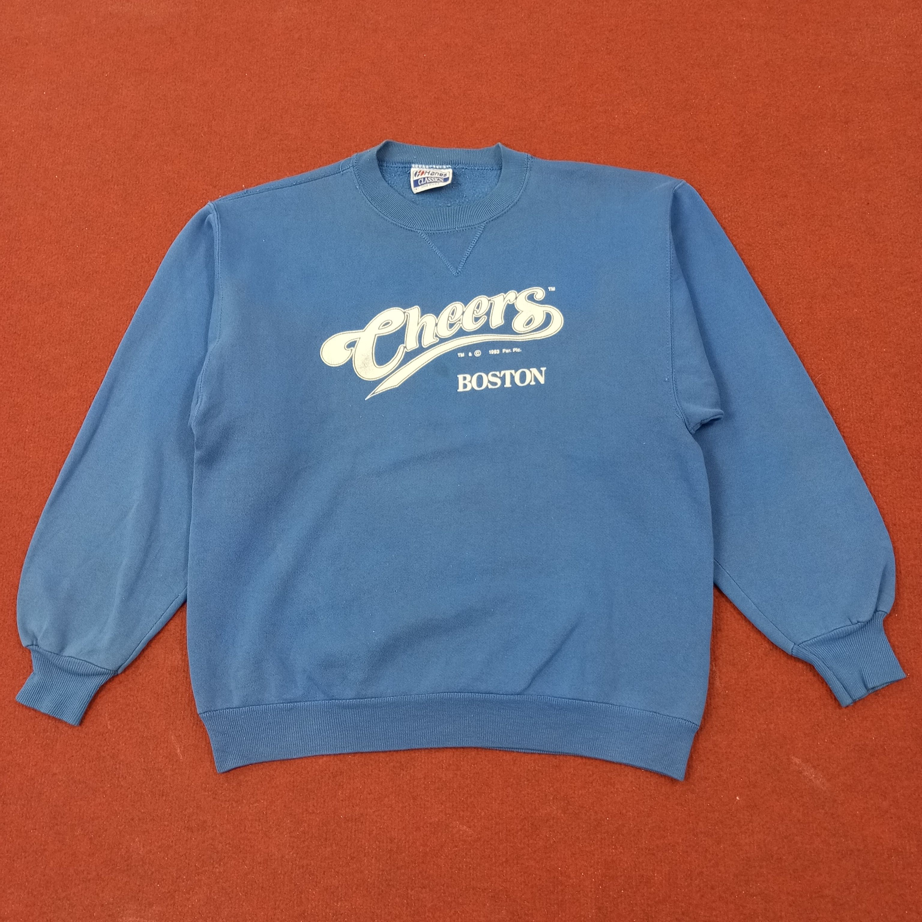 Vintage Cheers Boston Vintage Sweatshirt c237n16 Size US M / EU 48-50 / 2 - 1 Thumbnail