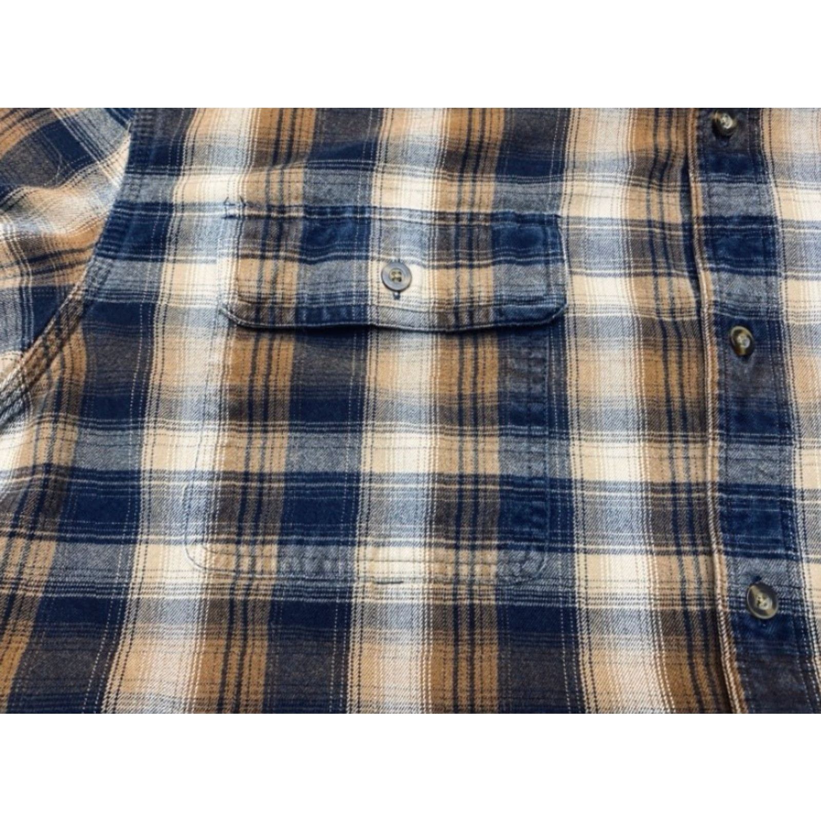 Carhartt VINTAGE Carhartt Hubbard 103822 Flannel Shirt Mens 2XL Heavyweight Brown Plaid 8264 Size US XXL / EU 58 / 5 - 5 Thumbnail