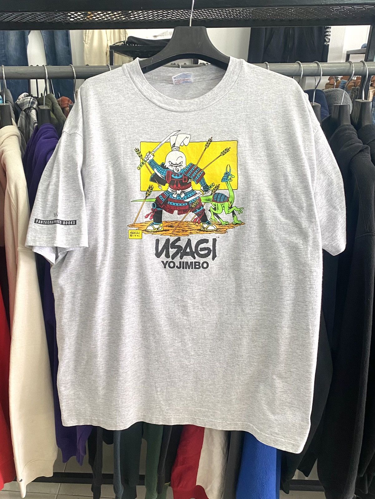 Band Tees × Japanese Brand × Vintage Vintage Usagi yojimbo 90s Size US XL / EU 56 / 4 - 1 Thumbnail