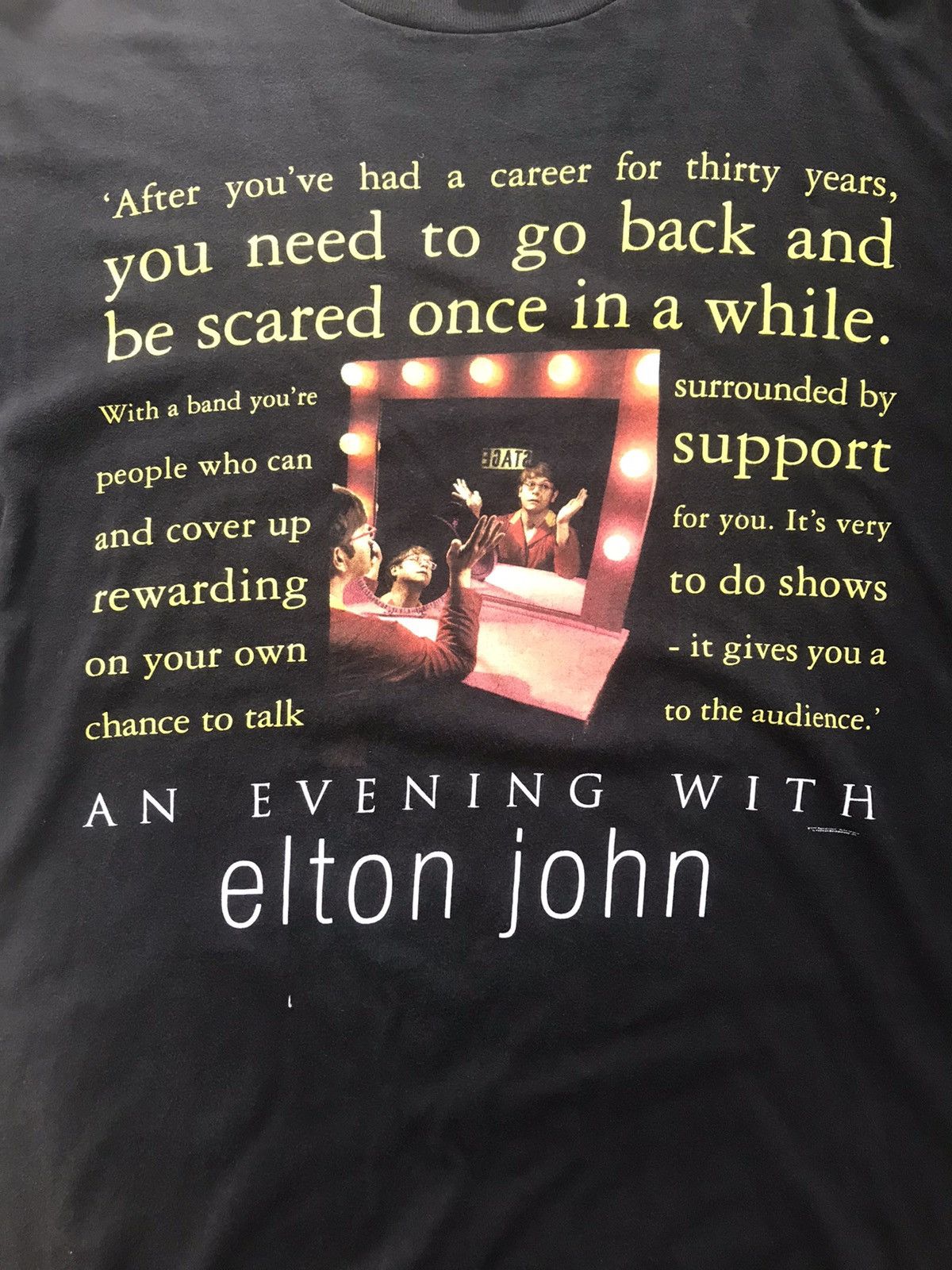 Band Tees × Vintage Tour tee vintage Elton John Size US XL / EU 56 / 4 - 2 Thumbnail
