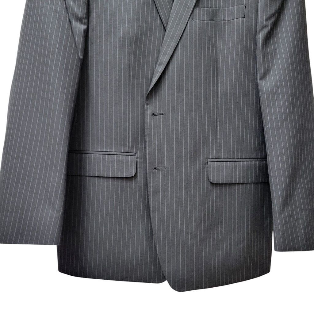 Calvin Klein Calvin Klein Polyester Rayon Pinstripe Suit Jacket 42R Men's Size 42R - 4 Thumbnail