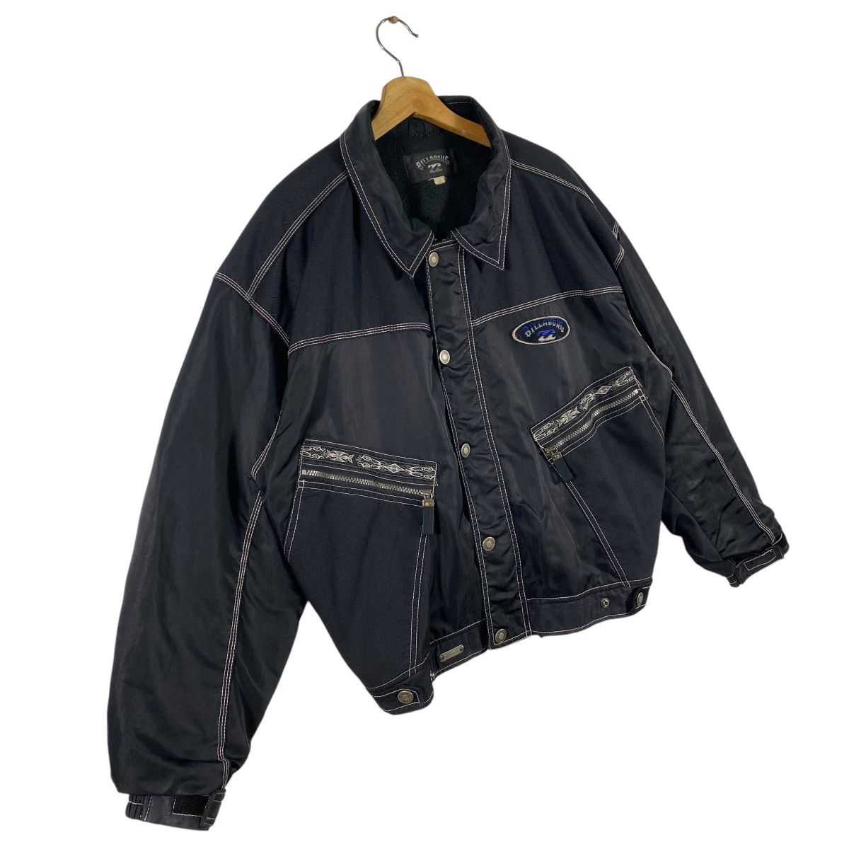 Billabong × Vintage Vintage 90s Billabong Zipper/Button Jacket Size US M / EU 48-50 / 2 - 3 Thumbnail