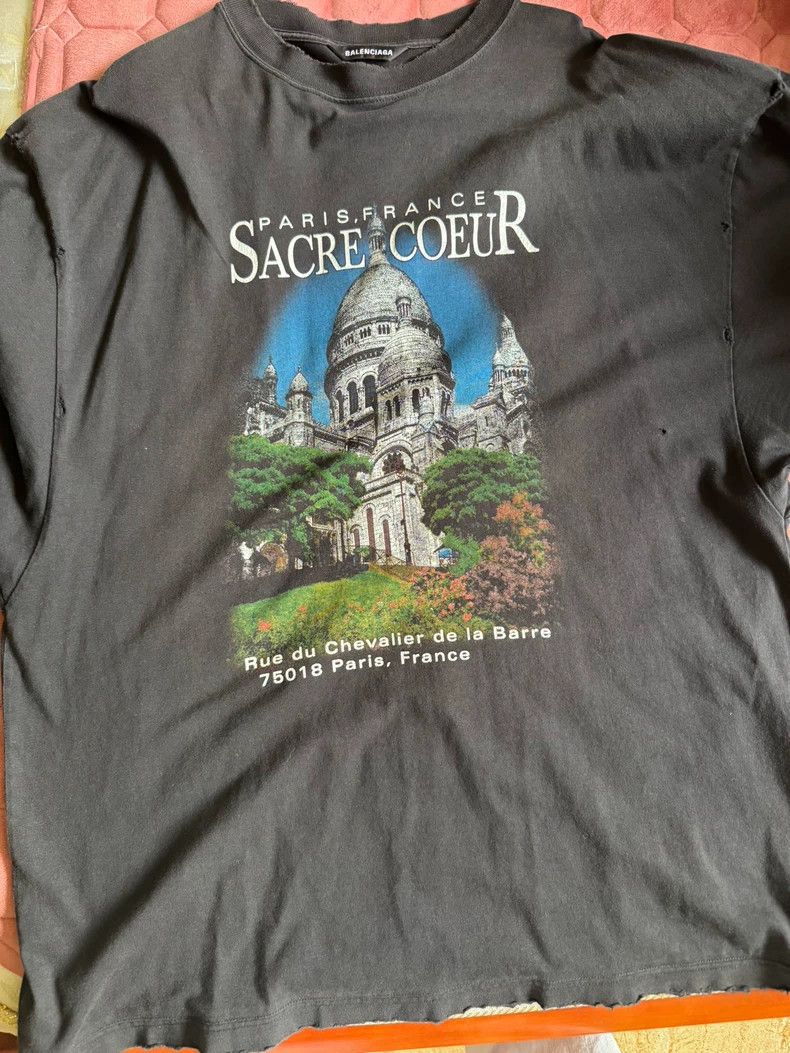 Balenciaga Balenciaga SS21 Oversized Short Sleeve T-shirt - dmc Size US XS / EU 42 / 0 - 1 Thumbnail