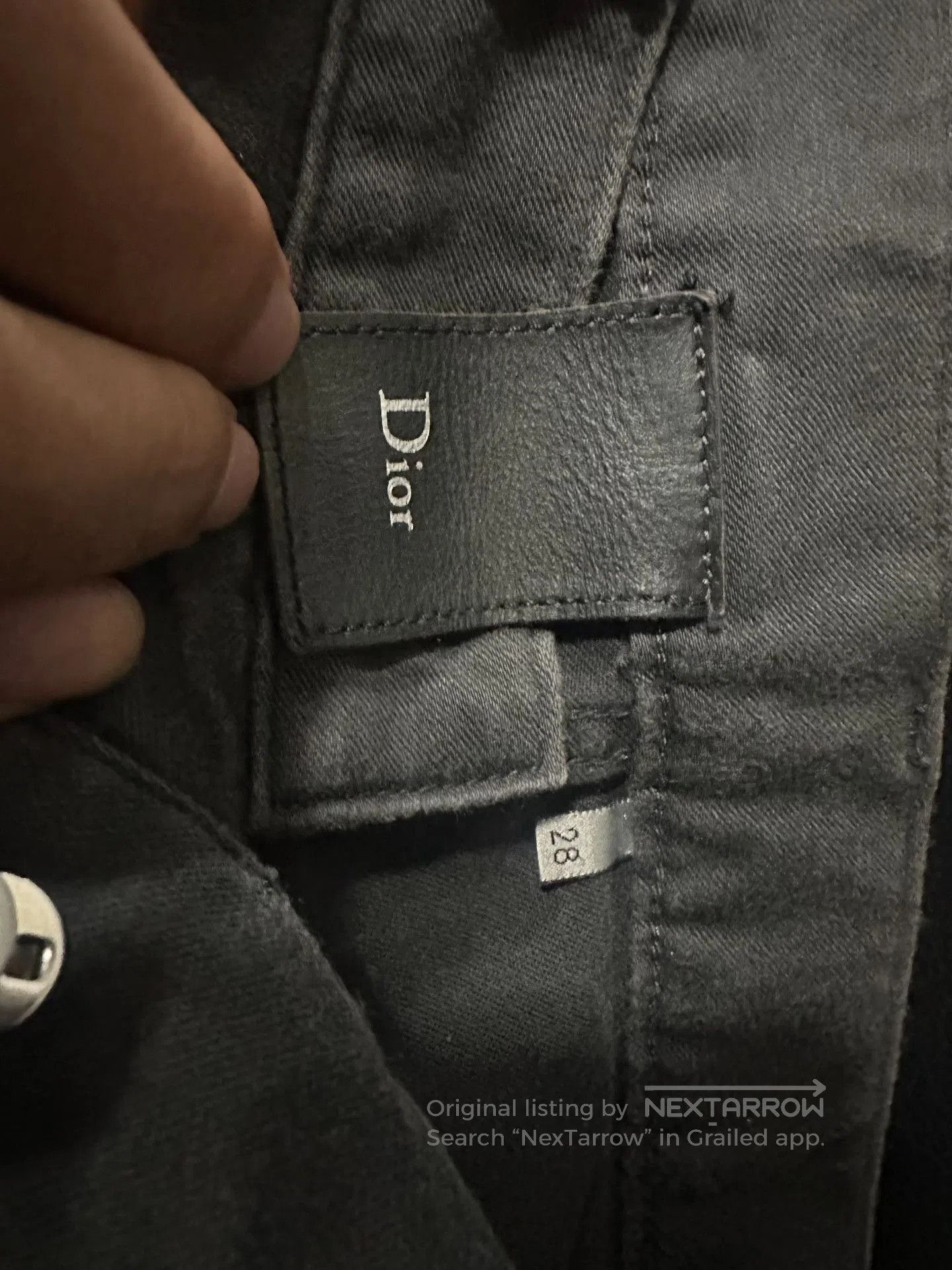 Hedi Slimane Dior Homme Slim Stretch Washed Jeans. Size US 28 / EU 44 - 3 Thumbnail