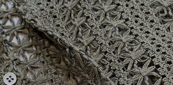 Japanese Brand × Vintage Retro fashion hollow out crochet button up shirt Size US XXL / EU 58 / 5 - 7 Thumbnail
