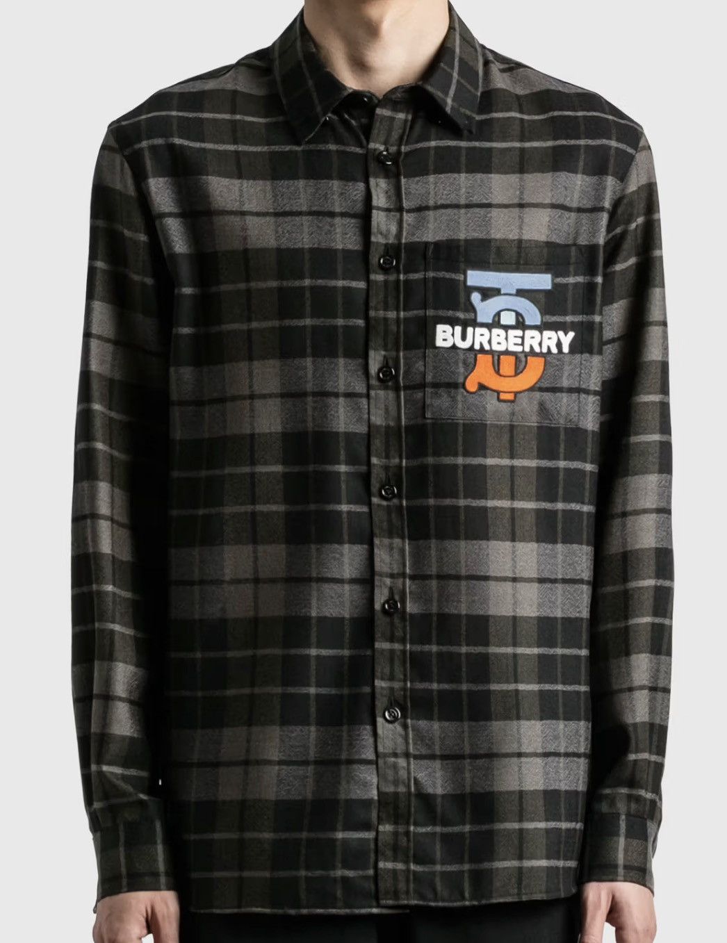 Burberry TB Monogram Check Shirt Tucker Tisci Fit L