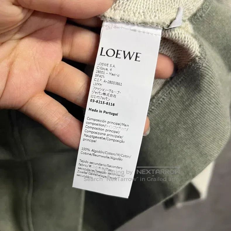 Loewe Loewe Green Brand Logo Color-blocked Hoodless Sweatshirt Size M / US 6-8 / IT 42-44 - 4 Thumbnail