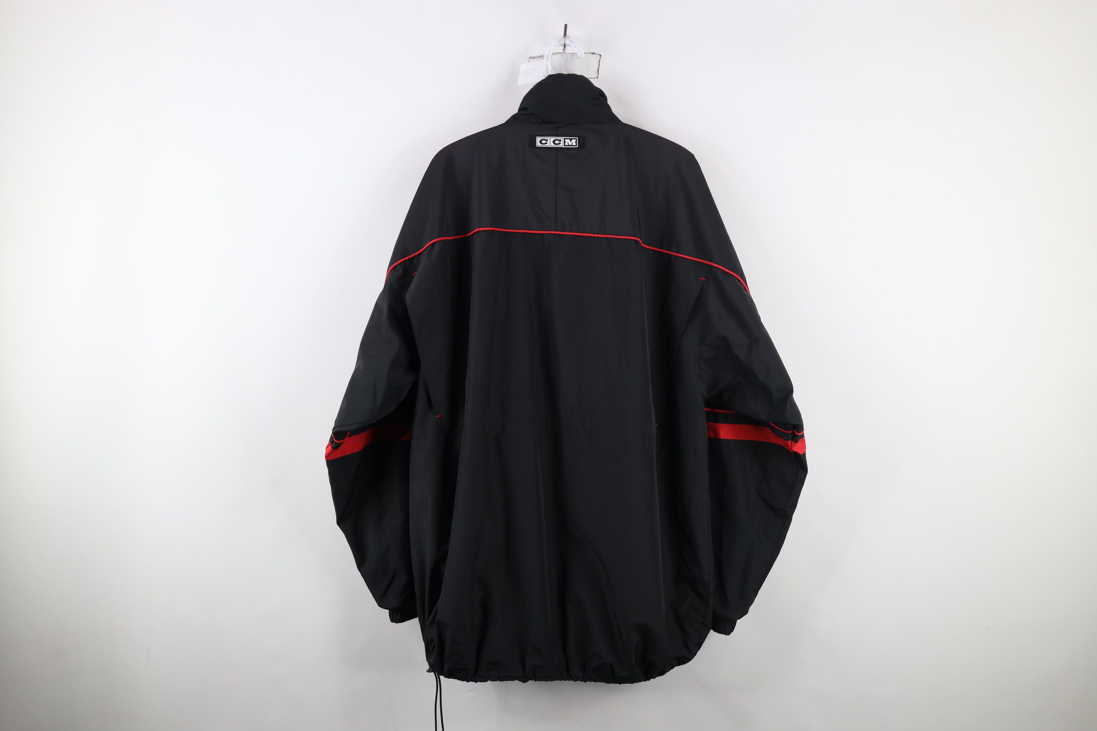 Vintage Vintage CCM Detroit Red Wings Hockey Full Zip Jacket Black Size US XL / EU 56 / 4 - 16 Thumbnail
