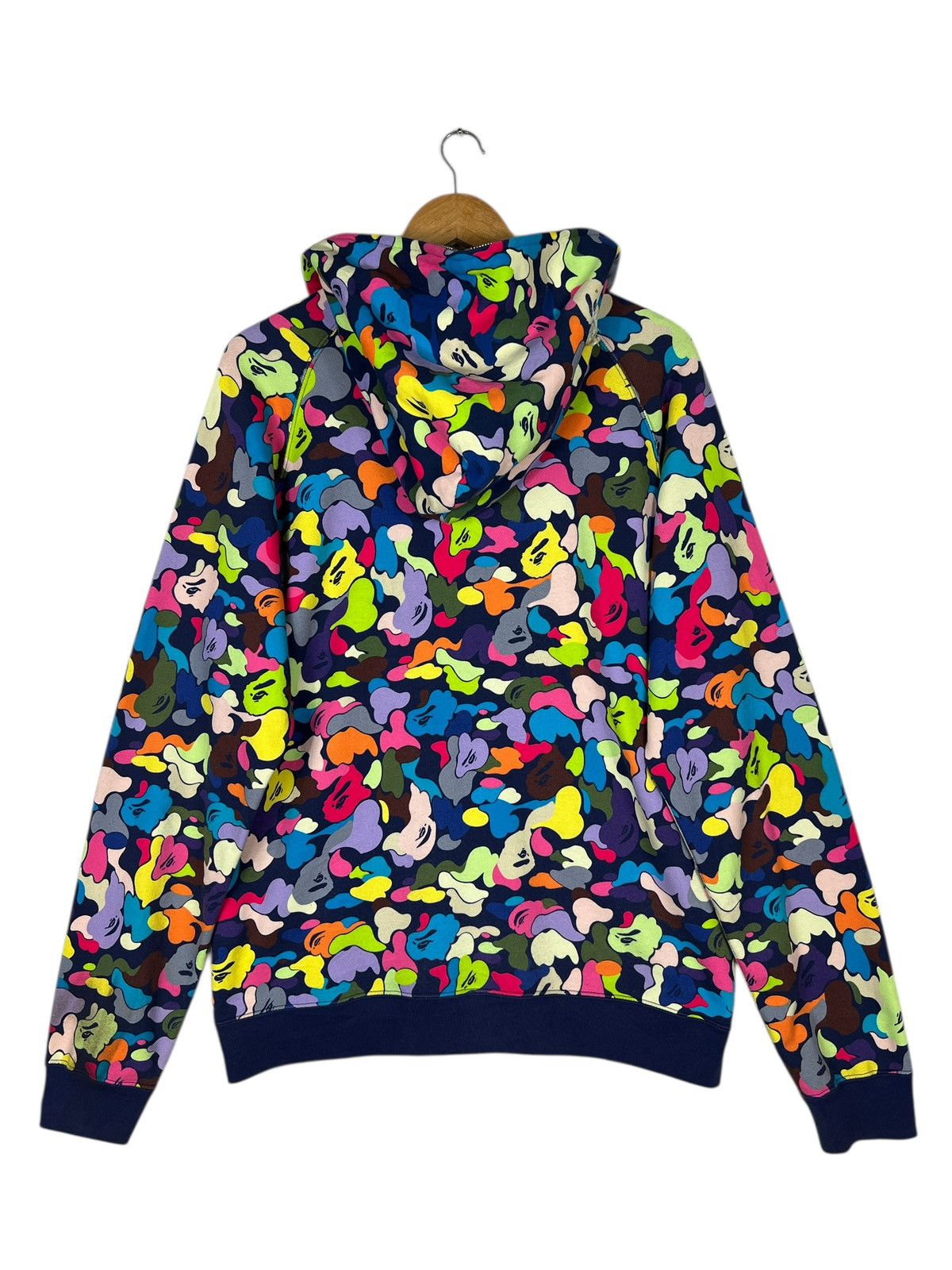 Bape 🔥 A BATHING APE INLUKEWARM WATER CAMO ZIPPER HOODIE Size US L / EU 52-54 / 3 - 14 Thumbnail