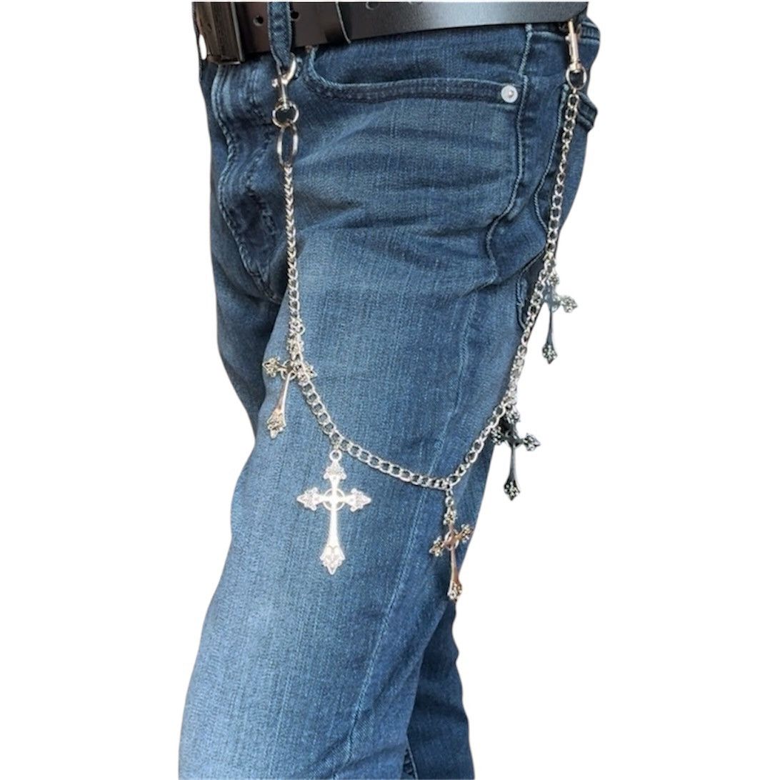 Other Cross Pants Chain for Men Women,Jeans Chain,Keys Chain Size ONE SIZE - 5 Thumbnail