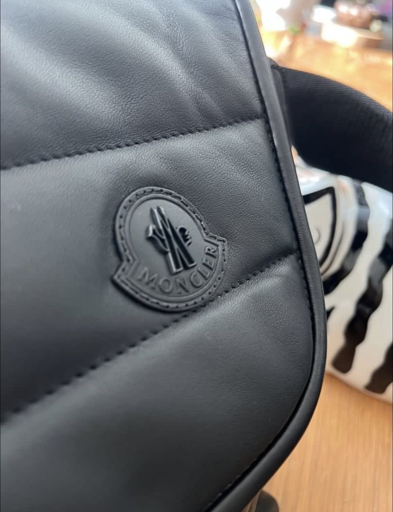 Moncler Moncler new black leather crossbody bag Size ONE SIZE - 4 Thumbnail
