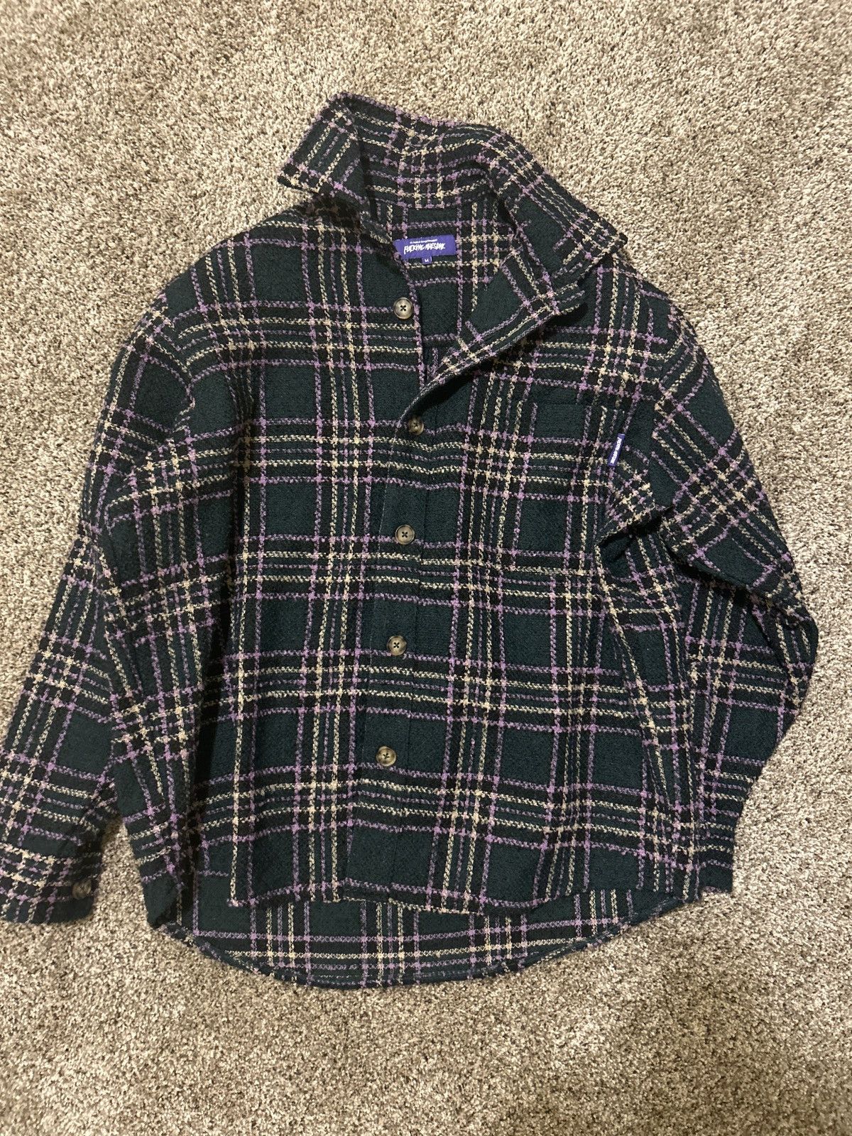 Fucking Awesome FA Dark Green flannel | Grailed 