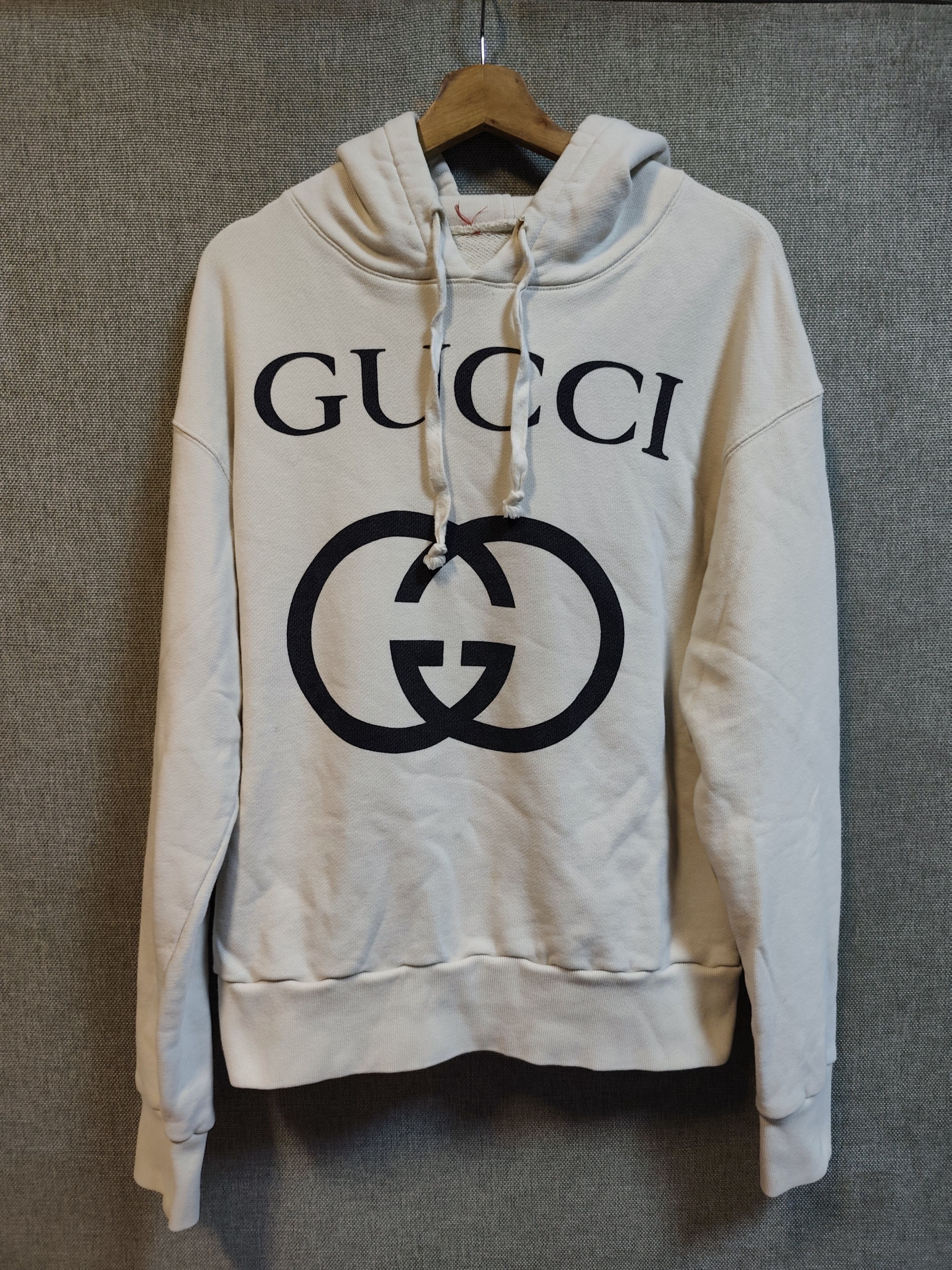 Gucci Gucci Big Logo GG Interlocking Hoodie Size US M / EU 48-50 / 2 - 1 Thumbnail