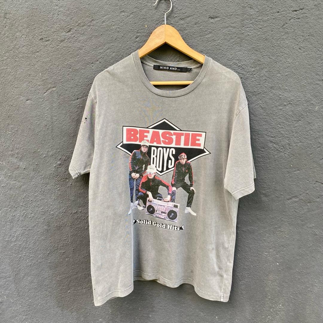 Band Tees Faded Distressed Niko And x Beastie Boys Japanese Brand Tee Size US L / EU 52-54 / 3 - 1 Thumbnail