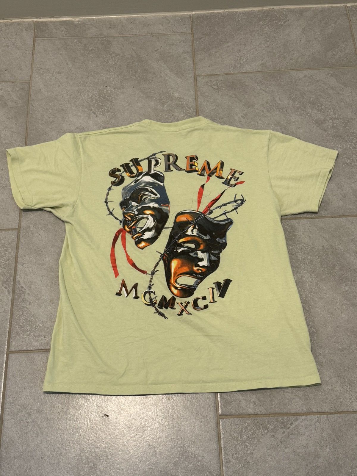 Supreme Supreme "Laugh Now Tee" Green Size US M / EU 48-50 / 2 - 4 Thumbnail