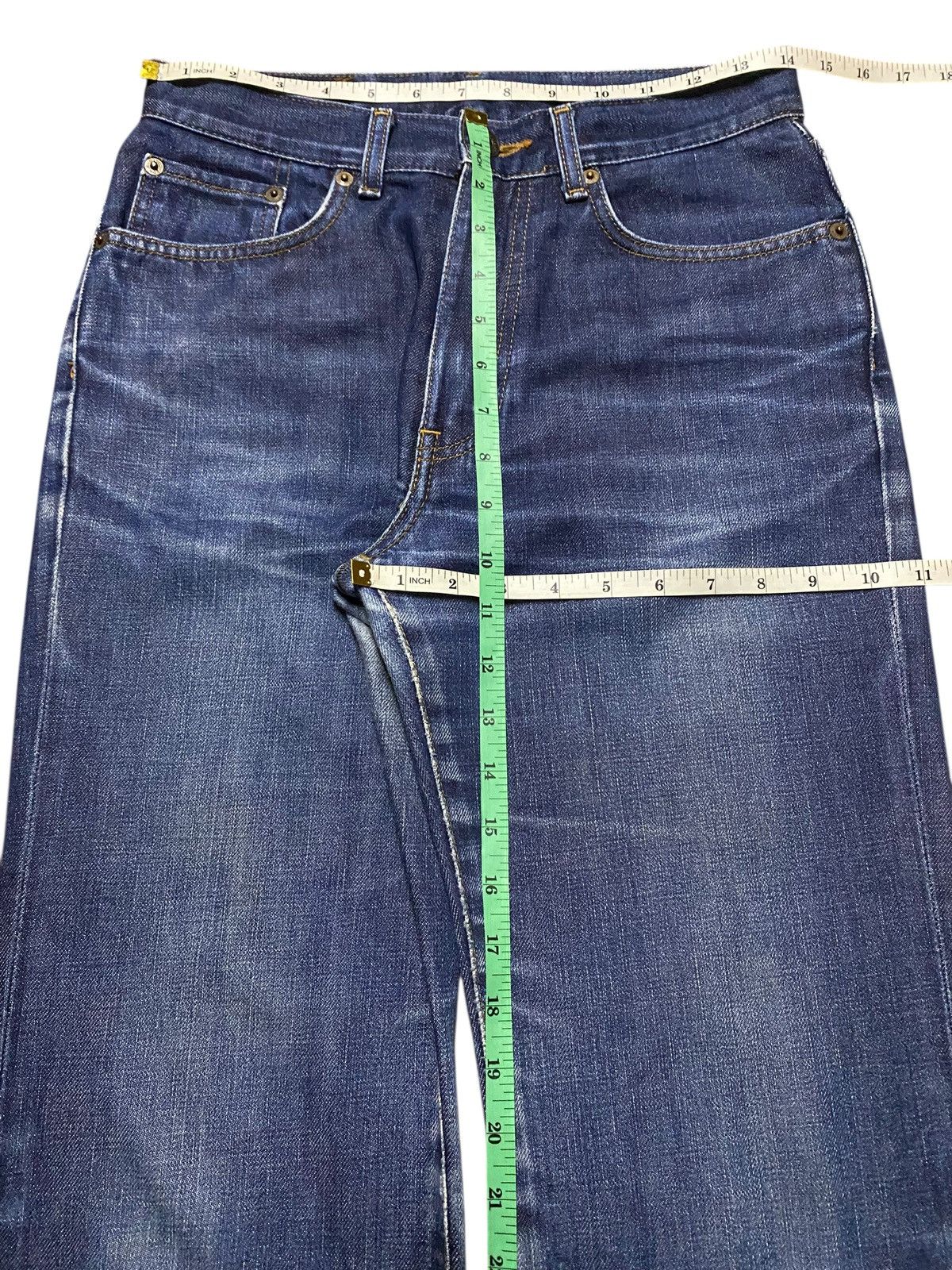 Edwin Vintage Japan Brand Miss Edwin Blue Wash Loose Jeans Size US 28 / EU 44 - 16 Thumbnail