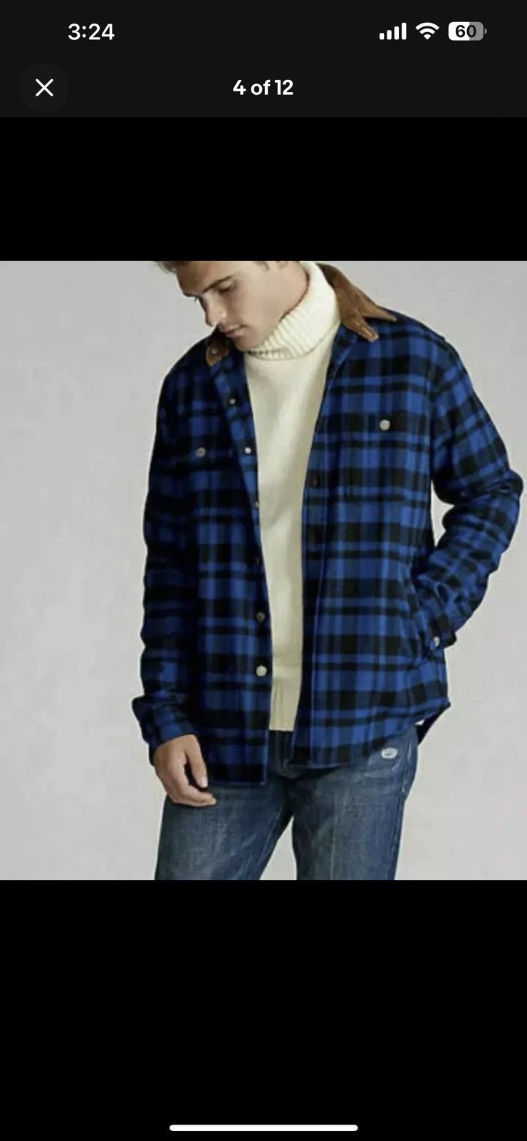 Polo Ralph Lauren Polo Ralph Lauren Wool Flannel Shirt Size Large Size US L / EU 52-54 / 3 - 11 Thumbnail