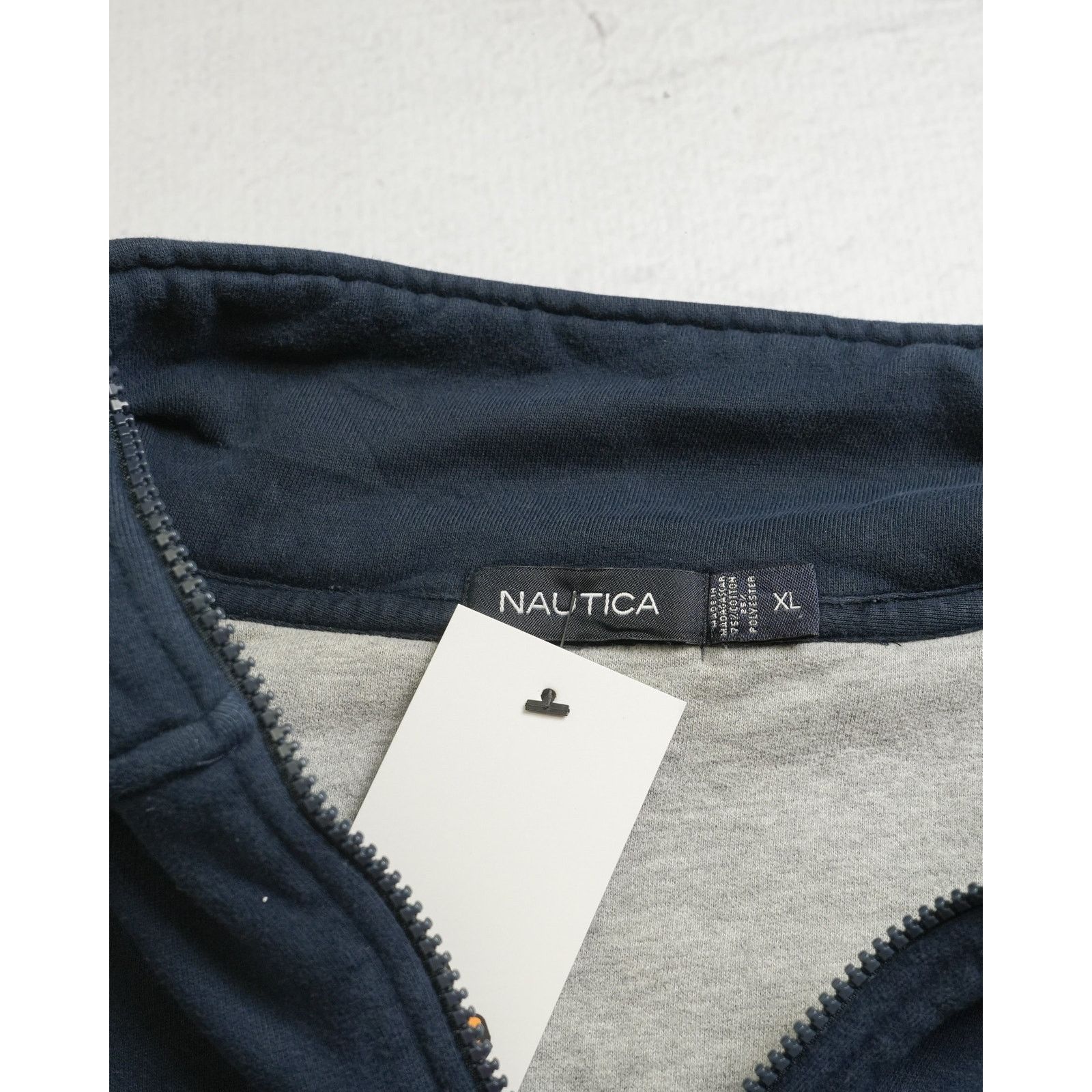 Nautica Vintage 00s Nautica Blue 1/4 Zip Sweatshirt - Men's XL Size US XL / EU 56 / 4 - 3 Thumbnail