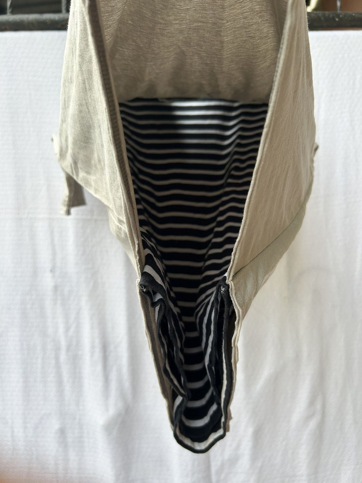 Hysteric Glamour Spunkie laces double layers stripe tees Size US L / EU 52-54 / 3 - 4 Thumbnail