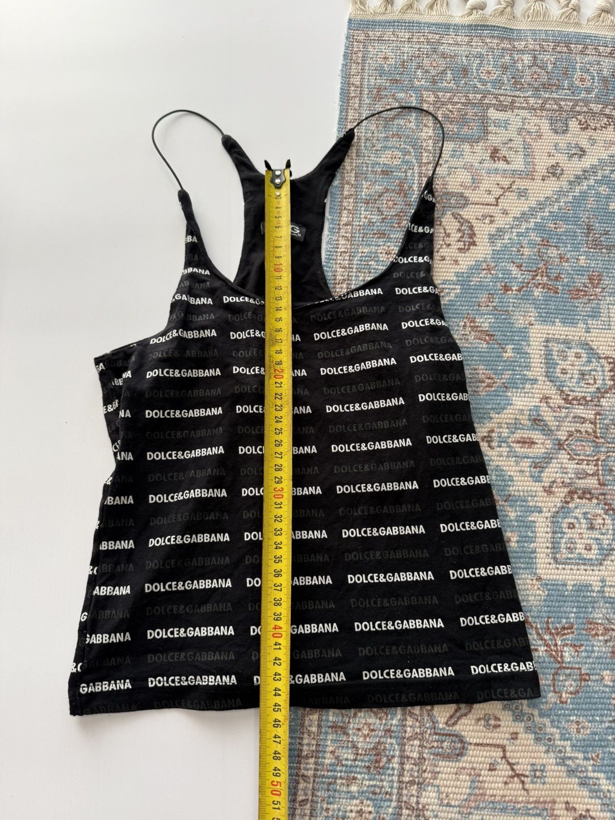 Dolce & Gabbana Vintage Dolce & Gabbana Monogram Tank Top Size L / US 10 / IT 46 - 7 Thumbnail