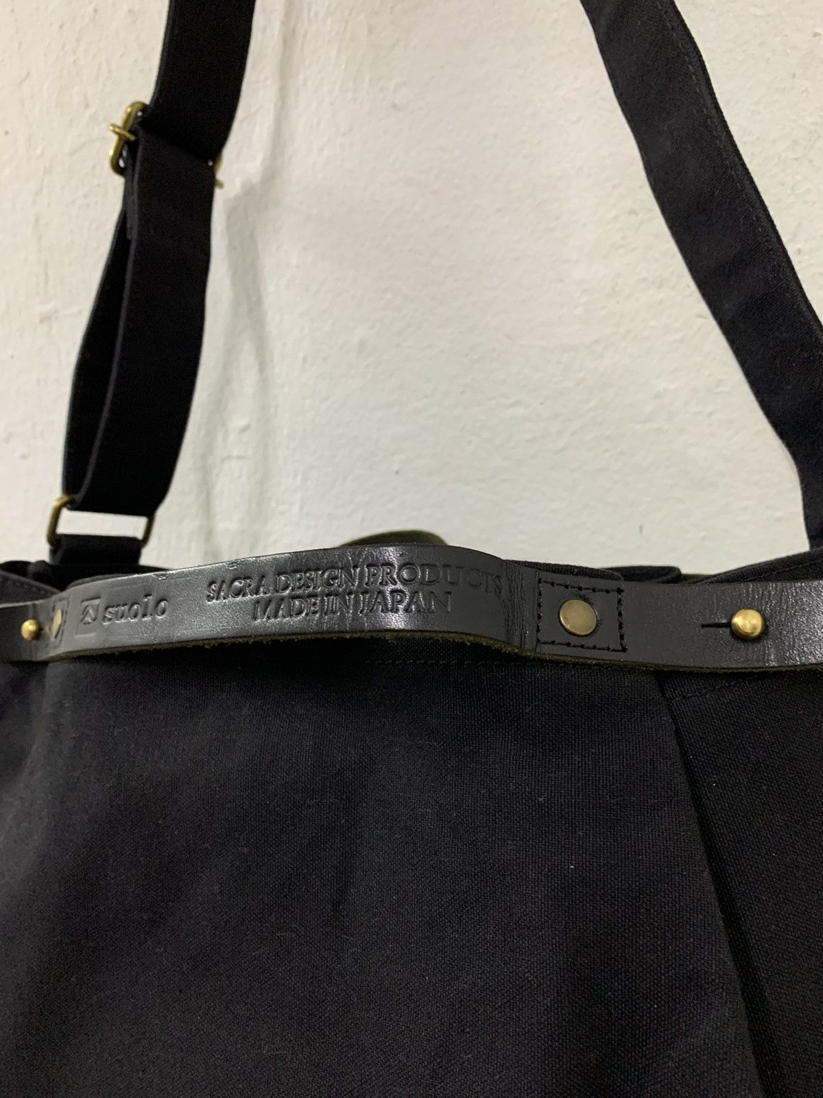 Japanese Brand Suolo Military Canvas 2 Way Tote Bag Size ONE SIZE - 7 Thumbnail