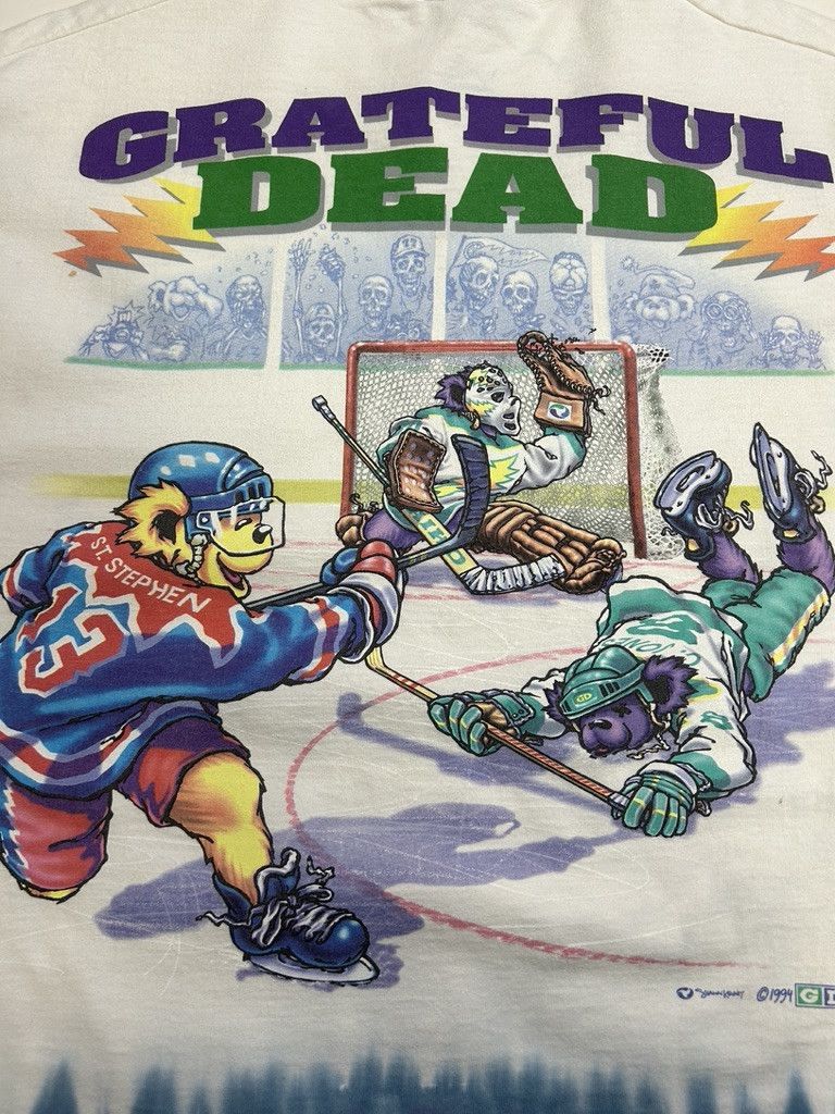 Vintage Vintage 1994 Grateful Dead Steal Your Face Off Hockey L Size US L / EU 52-54 / 3 - 9 Thumbnail