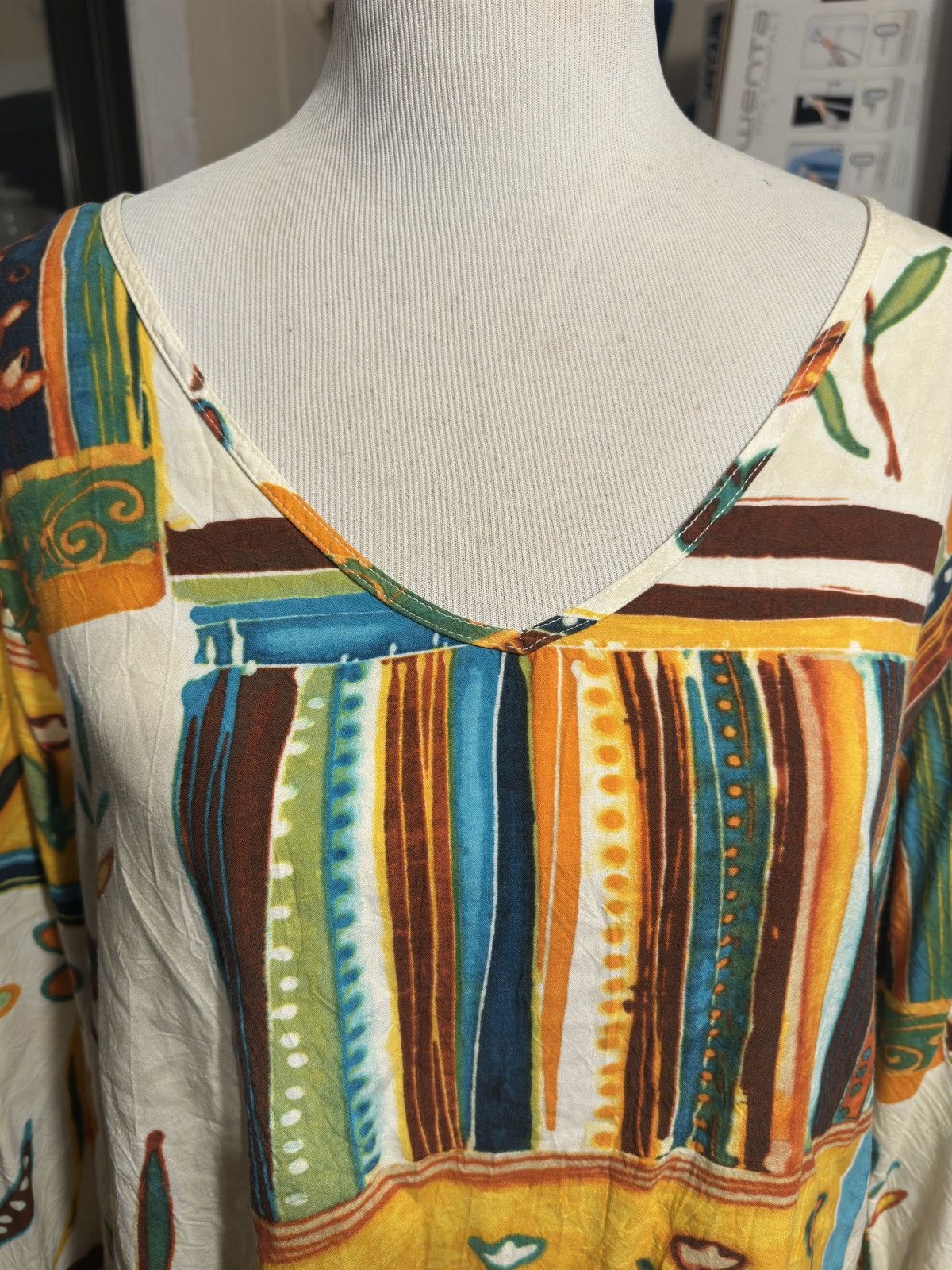 Jams World Jams World Blouse Long Sleeves Multicolored Women's XL Size XL / US 12-14 / IT 48-50 - 3 Thumbnail