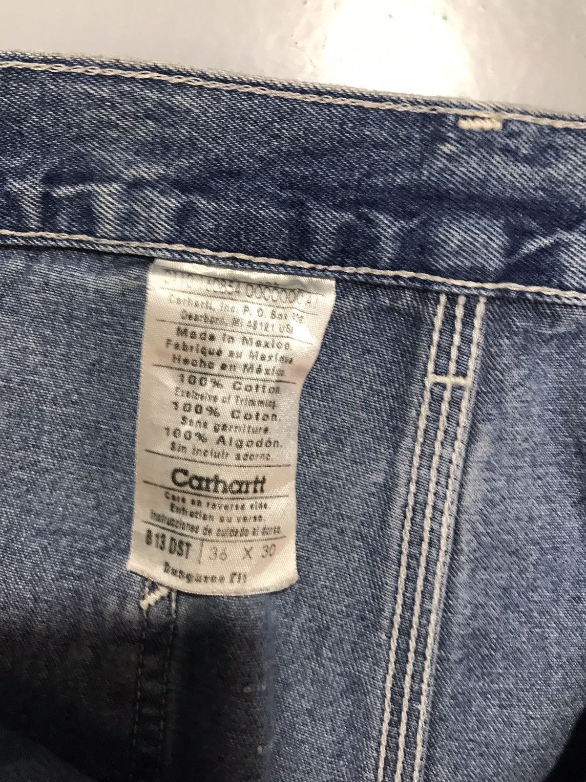 Carhartt Vintage Carhartt B13 DST carpenter workwear Size US 34 / EU 50 - 6 Thumbnail