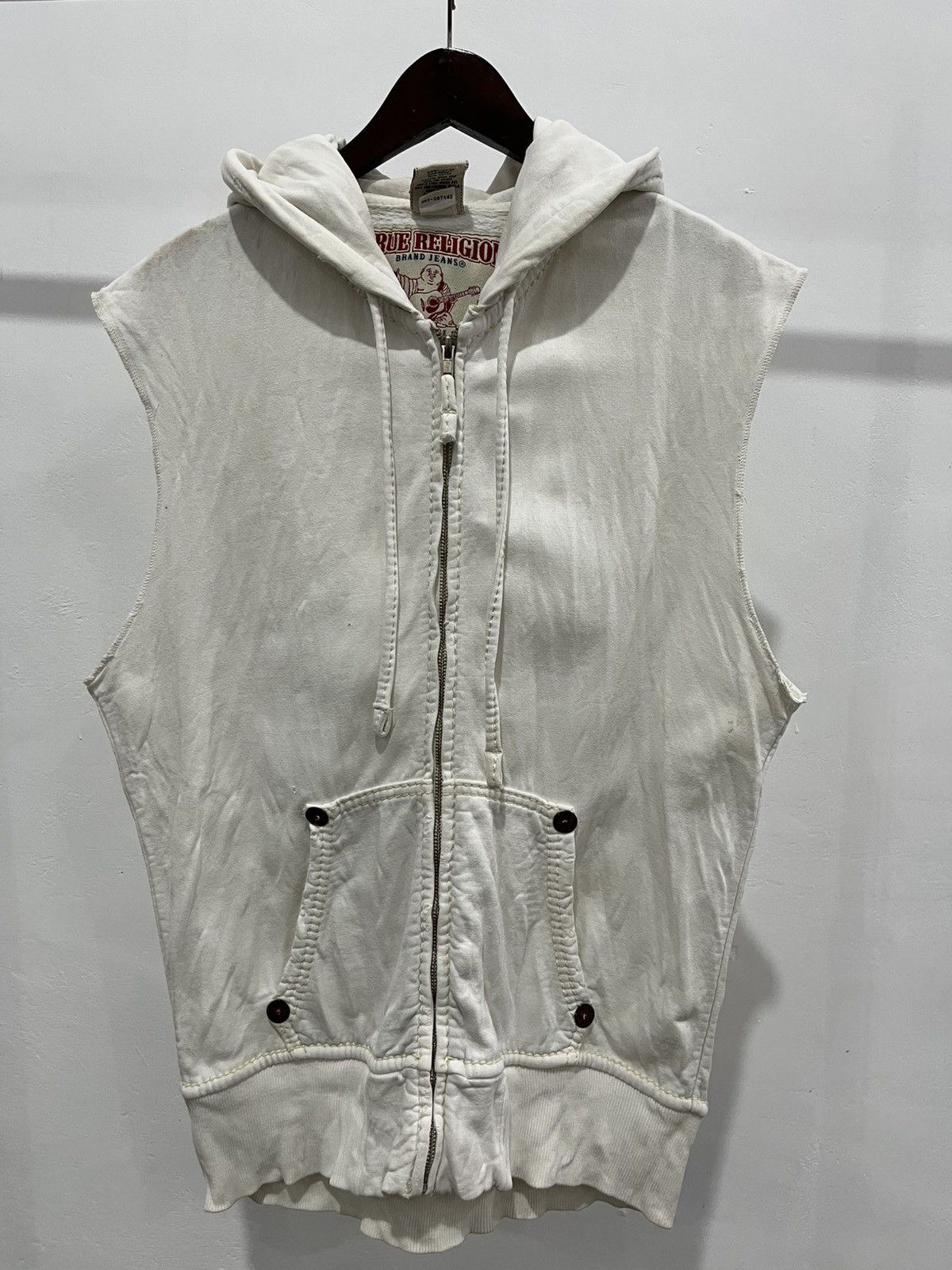 True Religion True religion distressed vest hoodie y2k styled Size US M / EU 48-50 / 2 - 1 Thumbnail