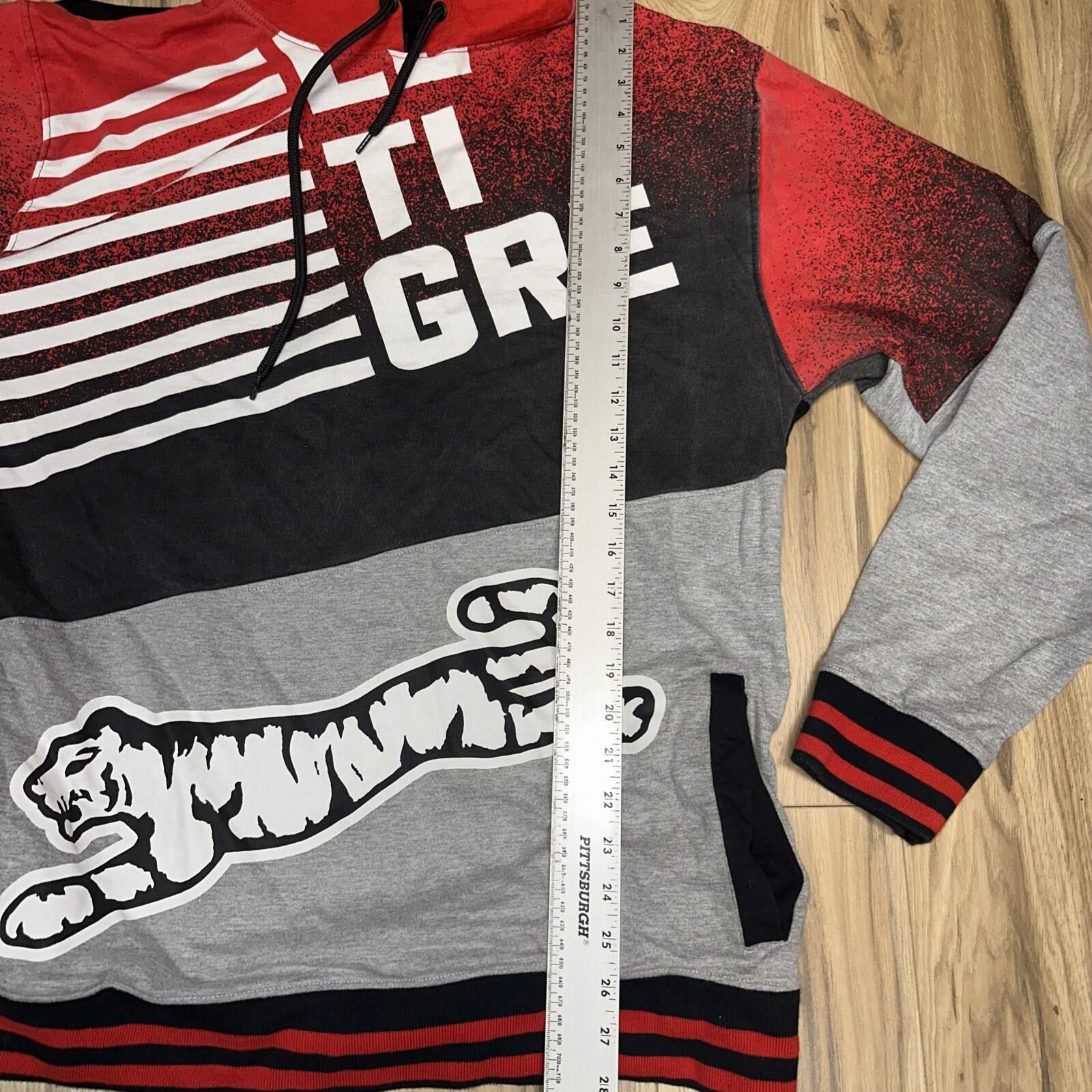 Other Le Tigre Collection Men Red Graphic Hoodie Sweatshirt XXL Size US XXL / EU 58 / 5 - 8 Thumbnail