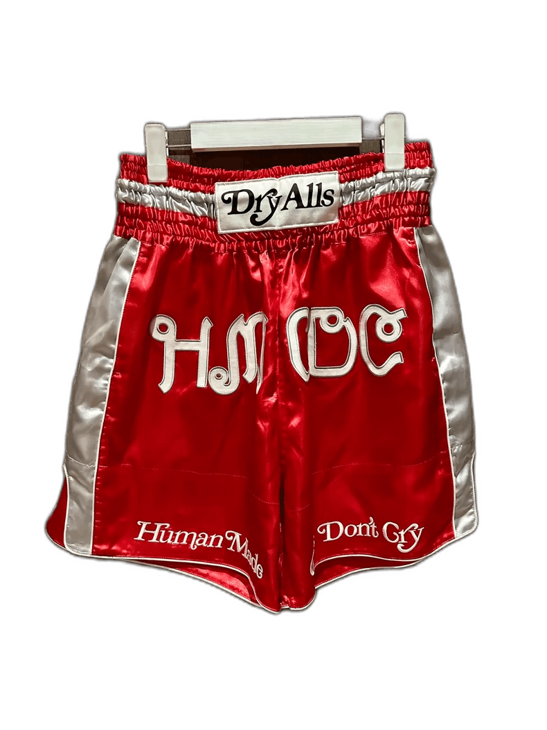Human Made Girls Don't Cry Red Shorts