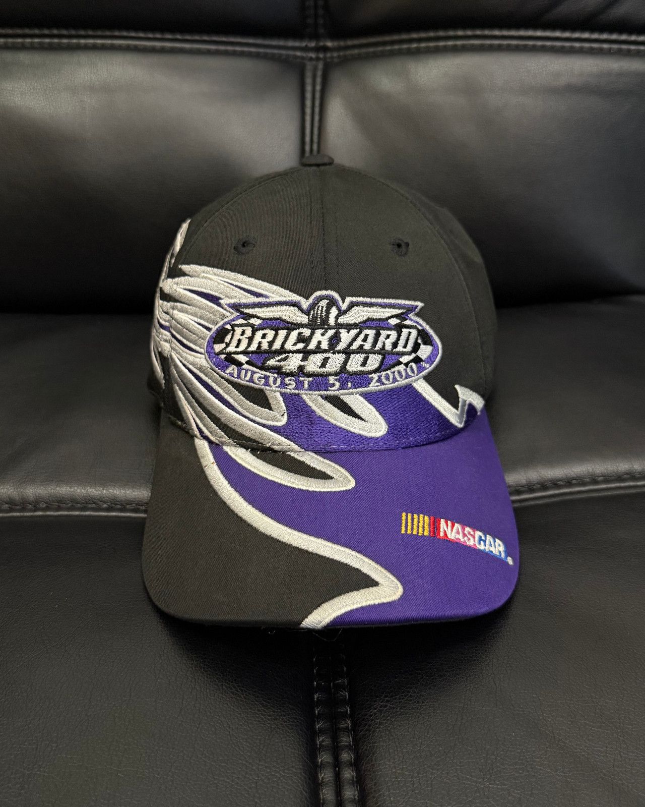 NASCAR Vintage 2000 NASCAR Brickyard 400 Strap Back Cap Hat Size ONE SIZE - 1 Thumbnail