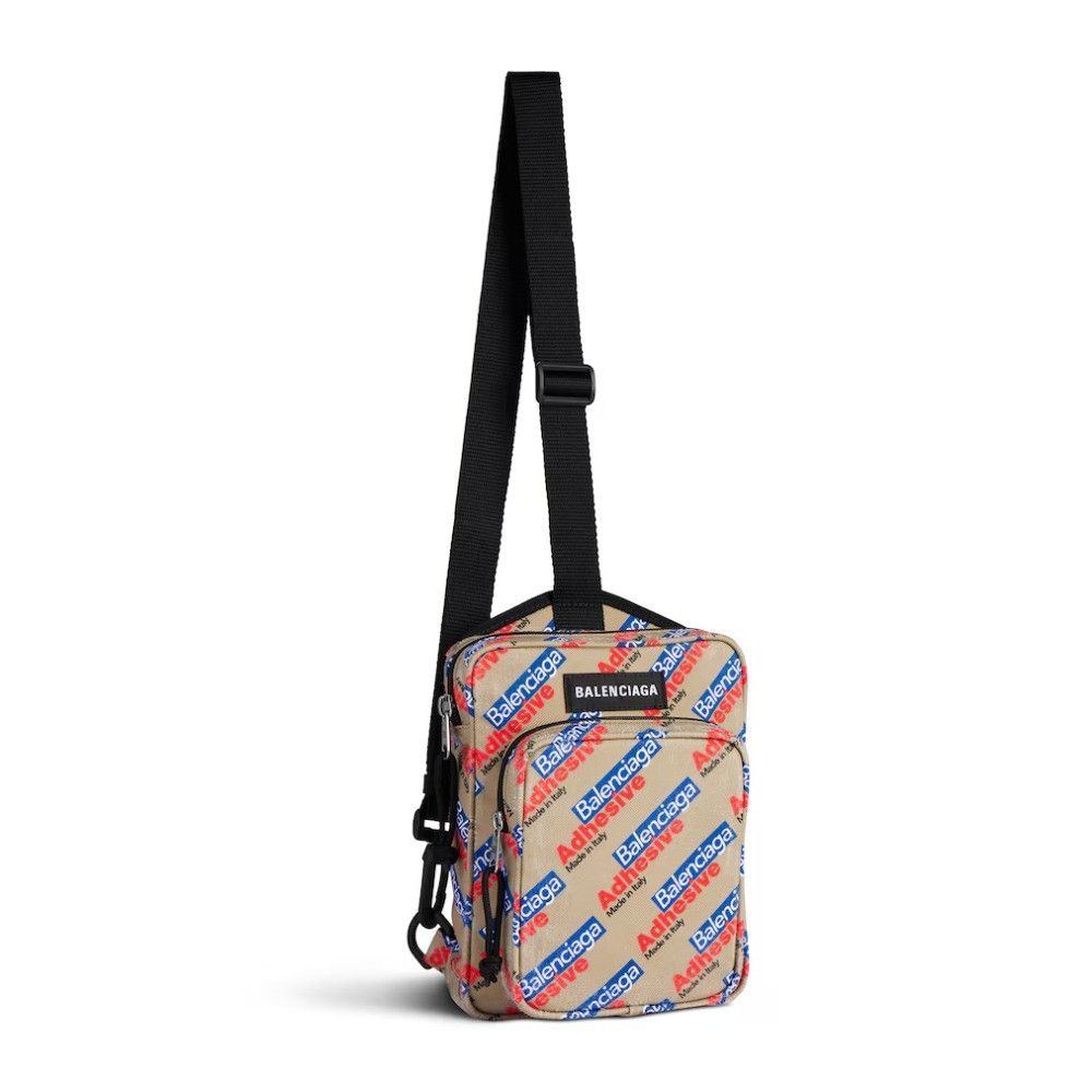 Balenciaga o1mt1gz1025 Explorer Crossbody Messenger Bag in Multicolor Size ONE SIZE - 2 Thumbnail