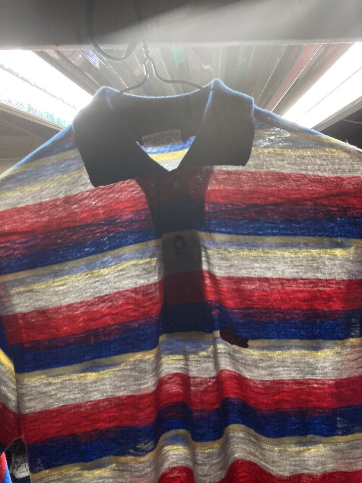 Izod × Vintage VTG iZod lacoste striped polo shirt thin soft size 20 Size S / US 4 / IT 40 - 7 Thumbnail