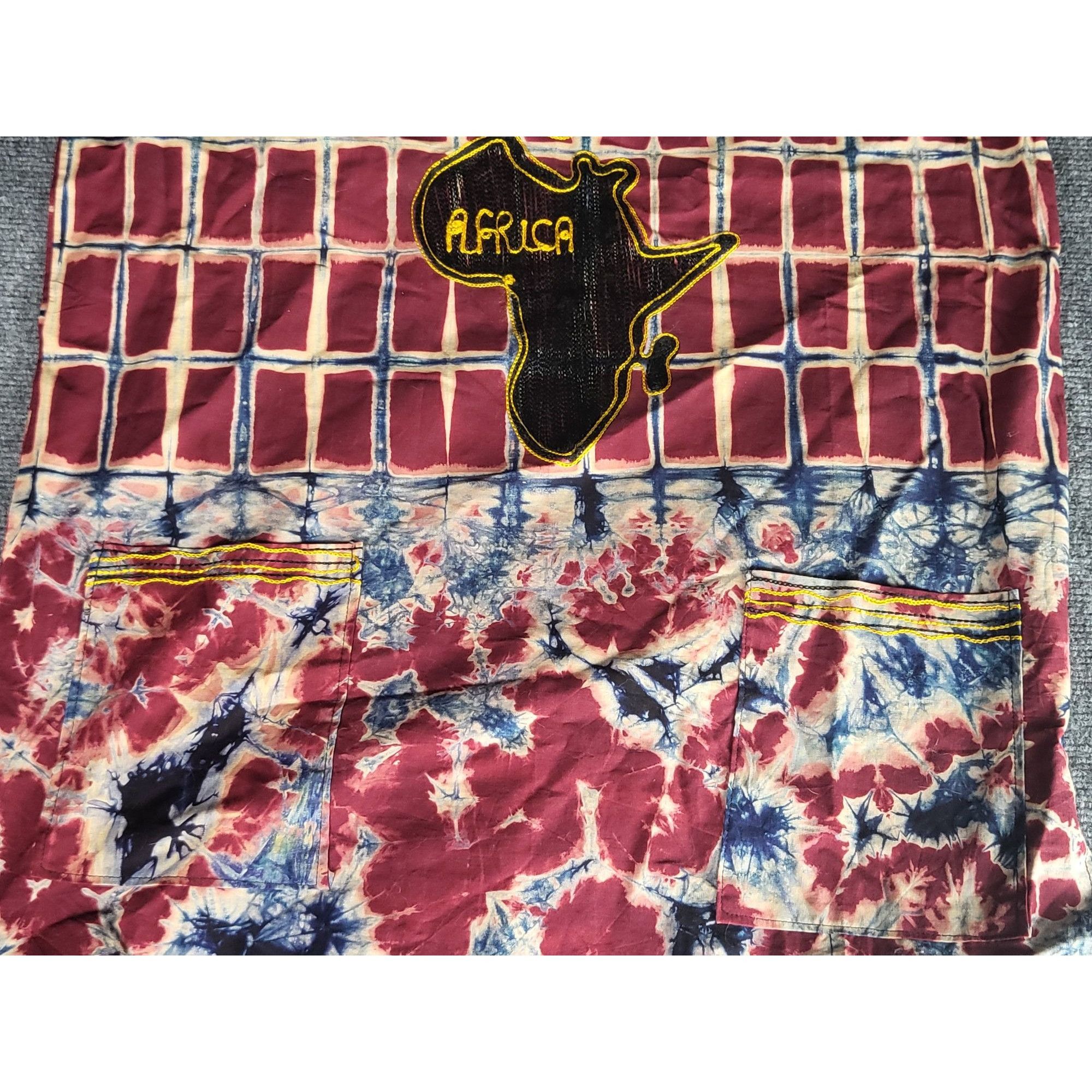 Other African Tie Dye Dashiki Unisex Sz XL Embroidered Continent M Size US XL / EU 56 / 4 - 2 Thumbnail