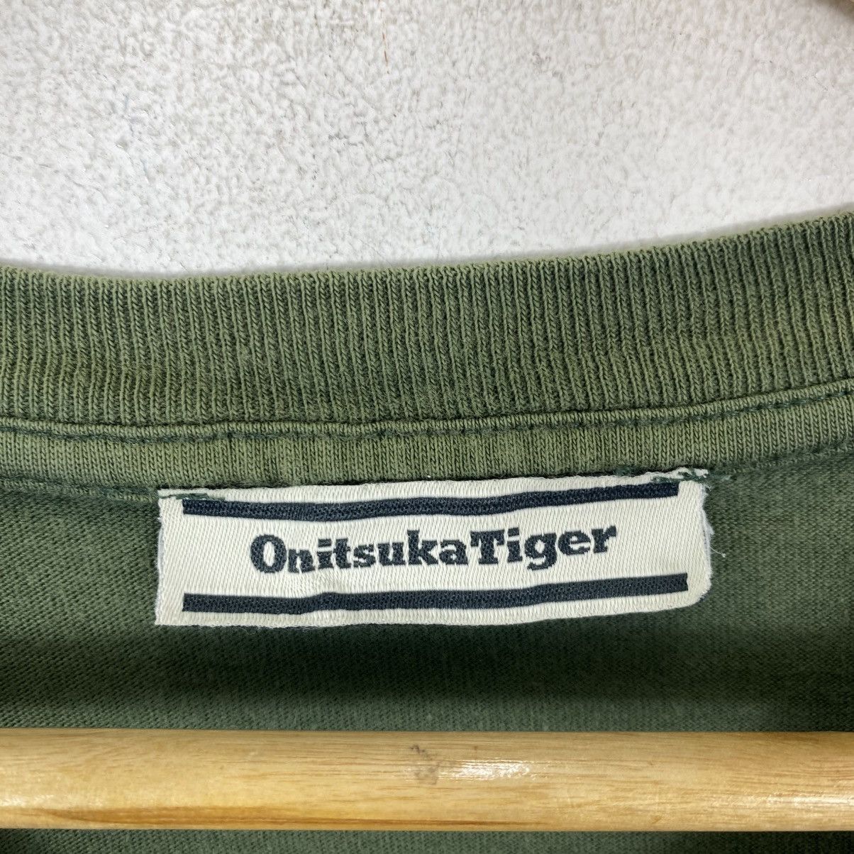 Onitsuka Tiger Onitsuka Tiger Green Graphic Tee Shirt Size L Distressed Size US L / EU 52-54 / 3 - 7 Thumbnail