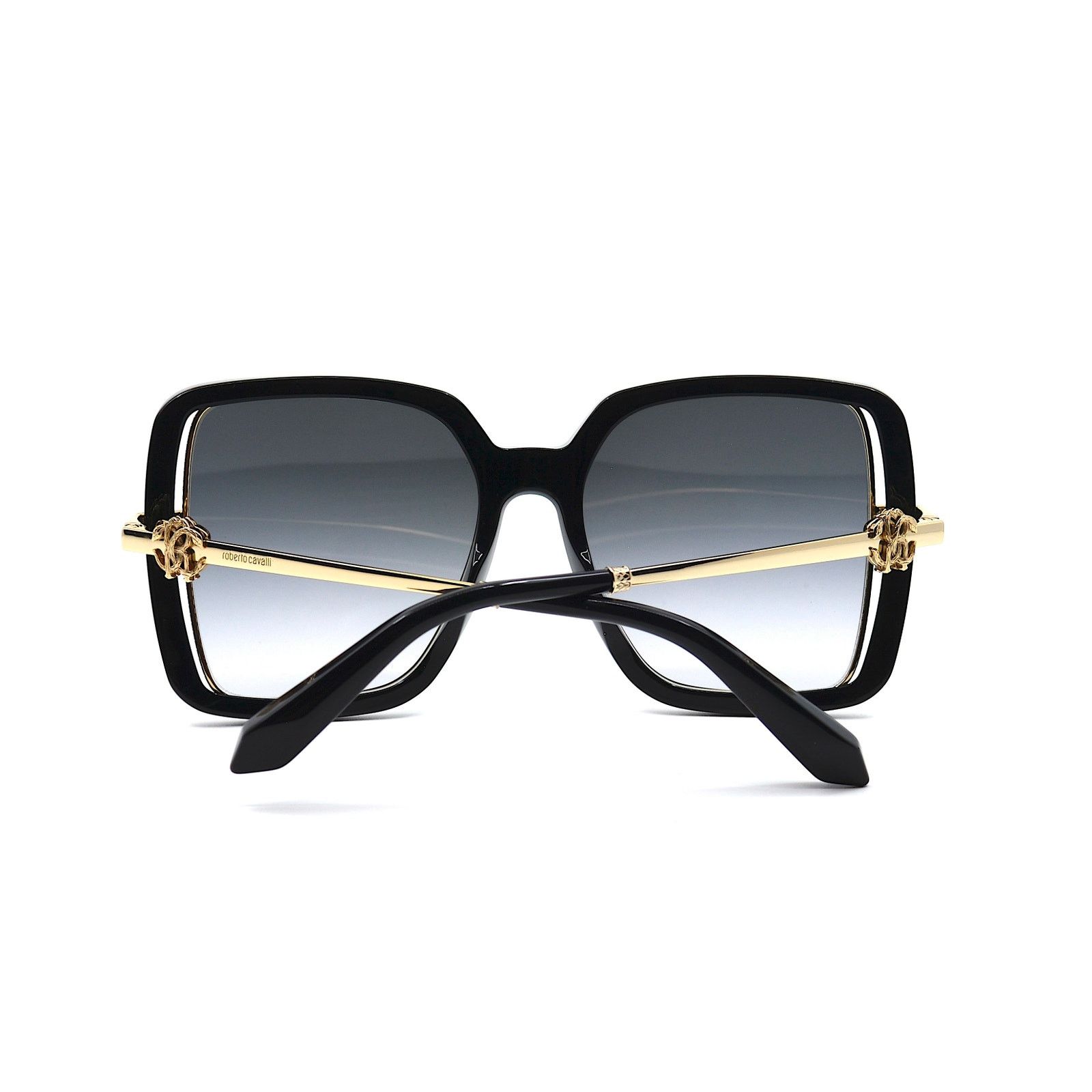 Roberto Cavalli ROBERTO CAVALLI SRC007 BLACK GOLD GREY GRADIENT SUNGLASSES Size ONE SIZE - 7 Thumbnail