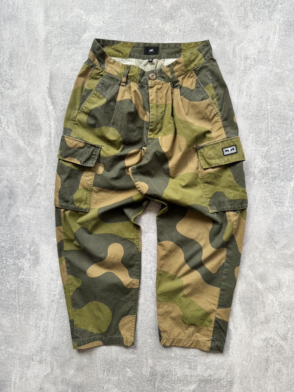 Obey Baggy Camo Cargo Pants
