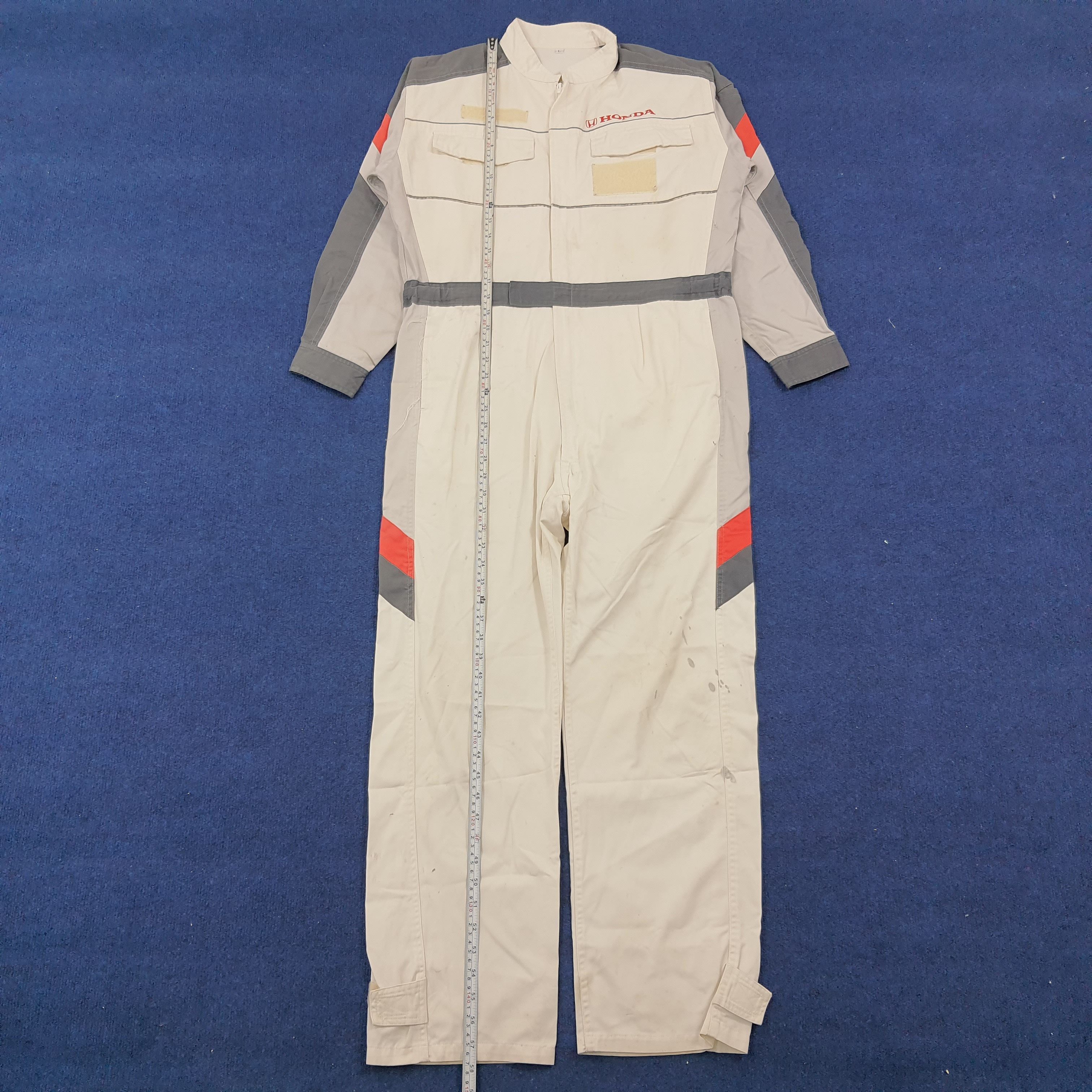 Japanese Brand × Vintage Vintage HONDA Racing Team Japan Motorsports Coverall Size US M / EU 48-50 / 2 - 4 Thumbnail