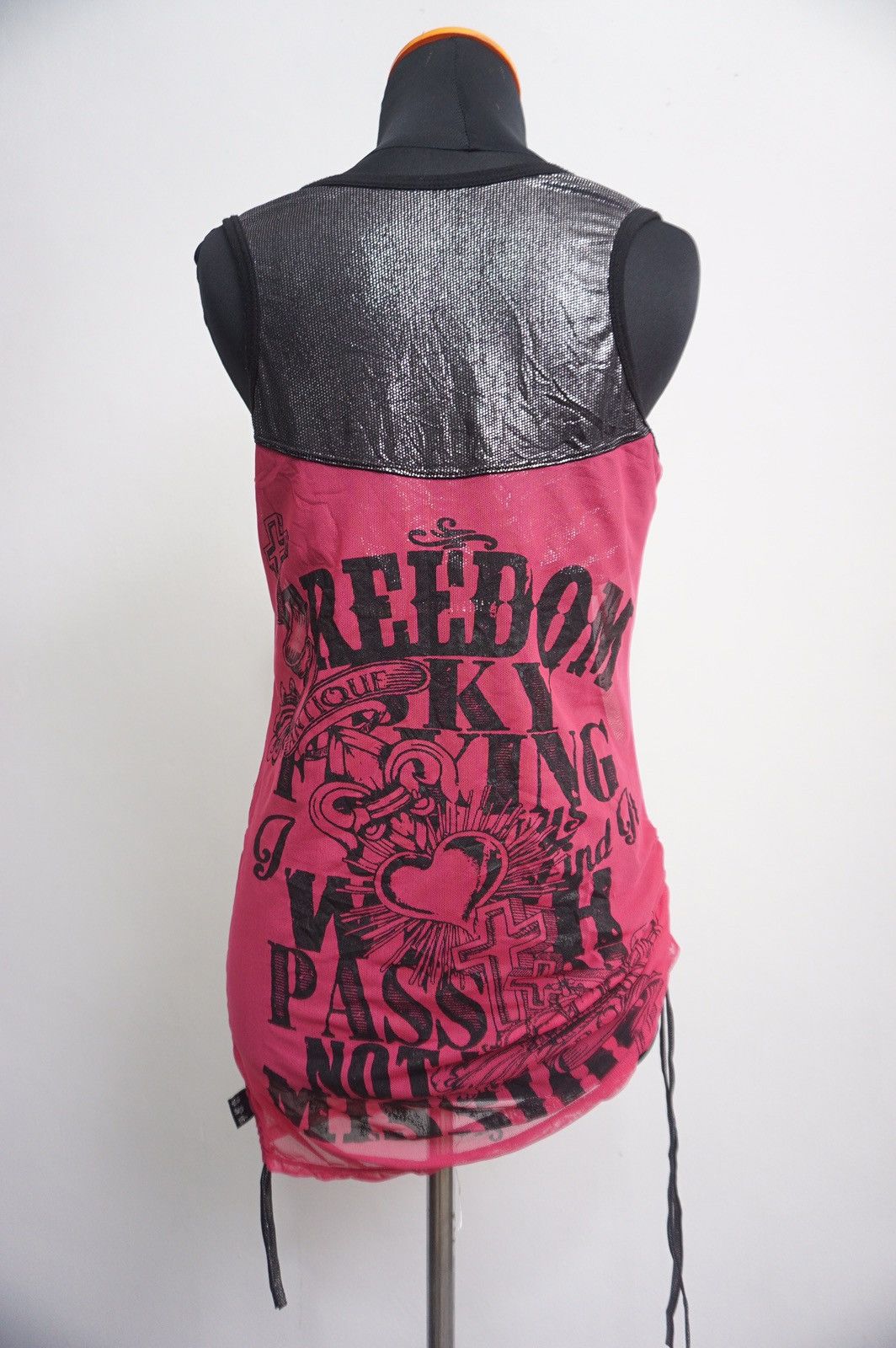 If Six Was Nine Y2K punk mesh tanktop Size S / US 4 / IT 40 - 8 Thumbnail