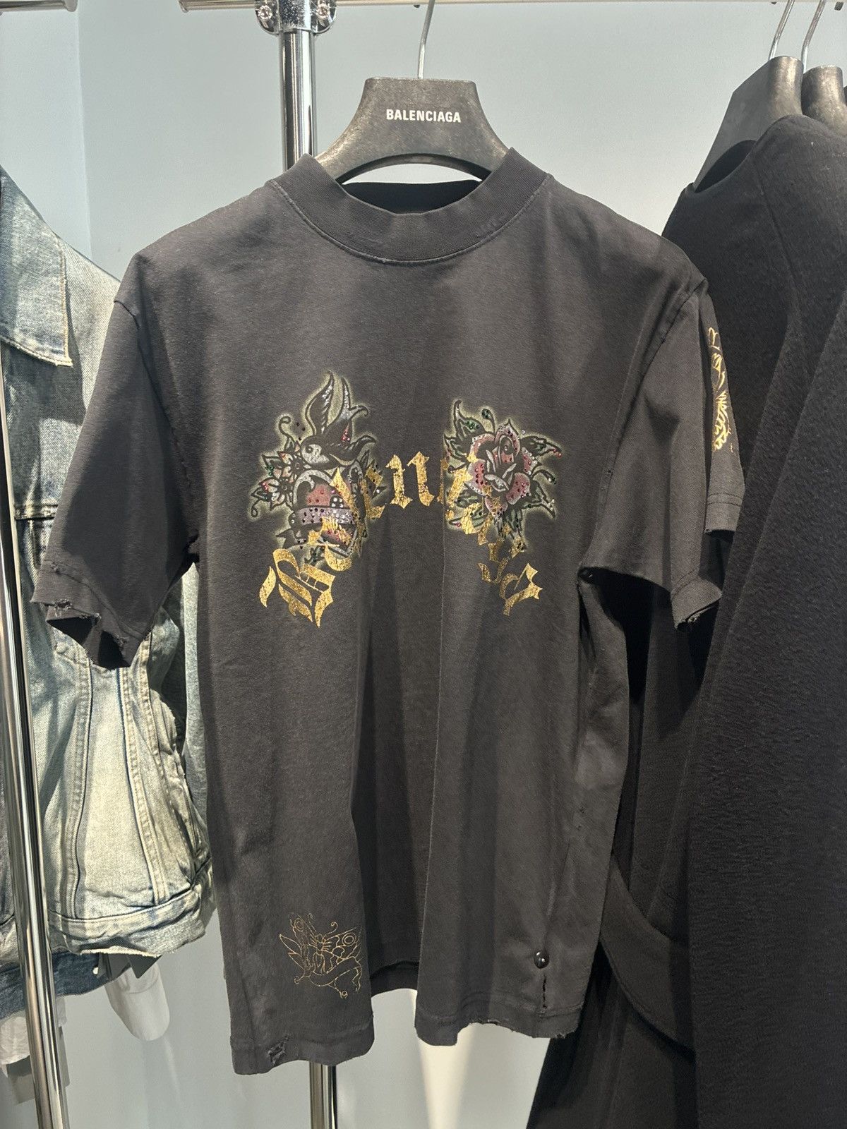 Balenciaga Balenciaga Tacky Tattoo Vintage Jersey Size US XS / EU 42 / 0 - 1 Thumbnail