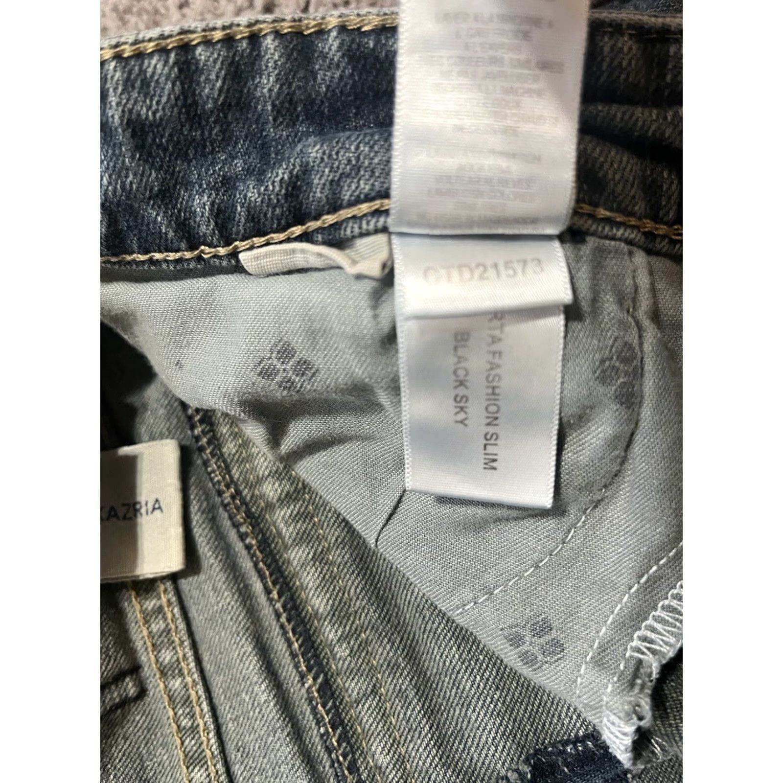 Bcbgmaxazria BCBGMAXAZRIA Jeans Women Cropped Marta Fashion Slim Low Flap Pockets 30 Dark Blue Size 30" / US 8 / IT 44 - 7 Thumbnail
