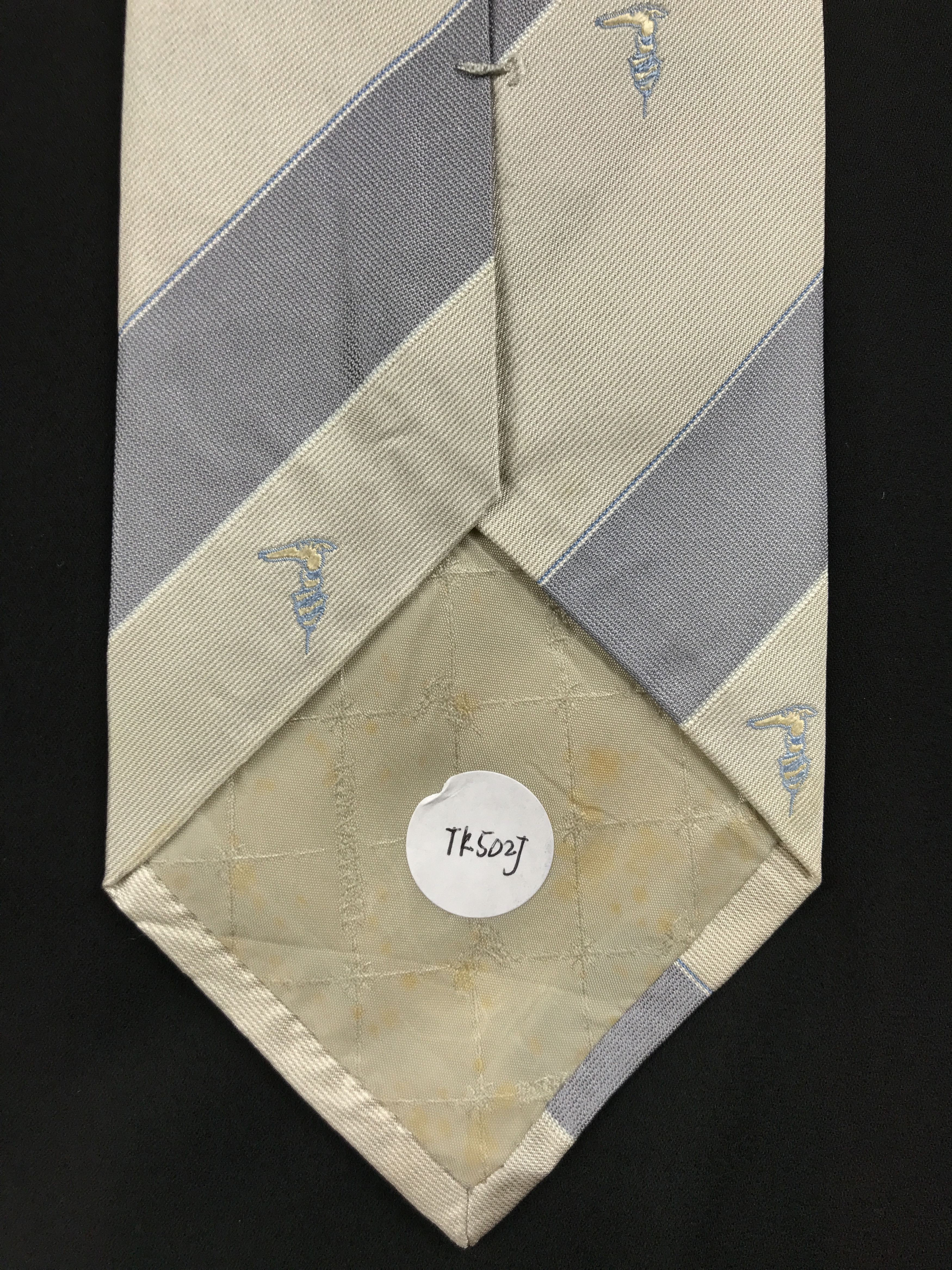 Trussardi × Vintage Vintage Trussardi Silk Necktie Size ONE SIZE - 9 Thumbnail