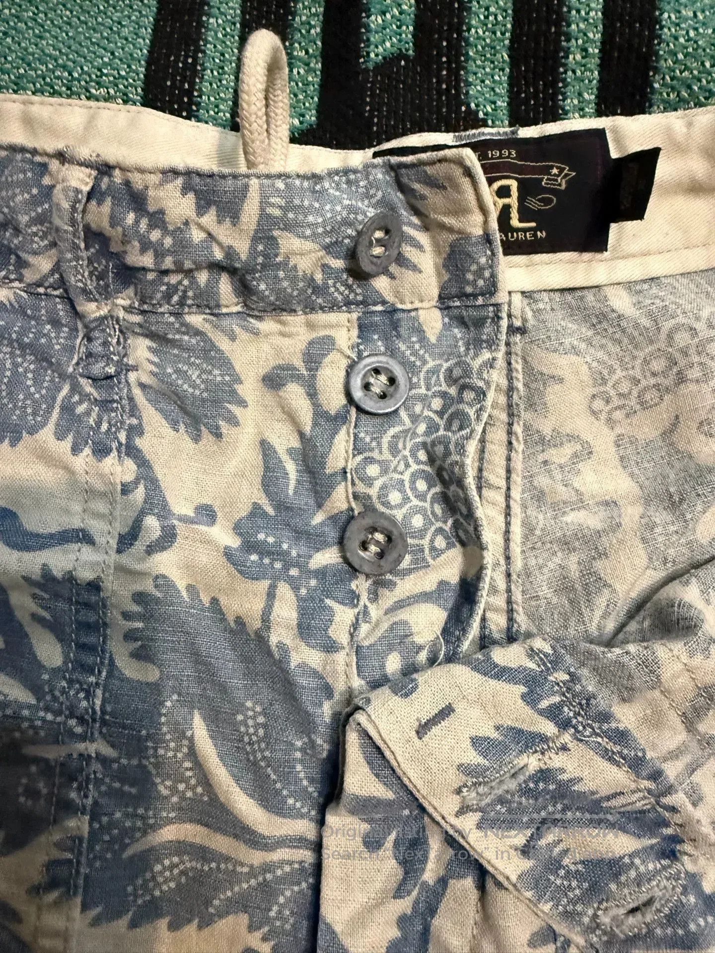 RRL Ralph Lauren RRL Vintage Floral Print Cotton. Size US 32 / EU 48 - 4 Thumbnail