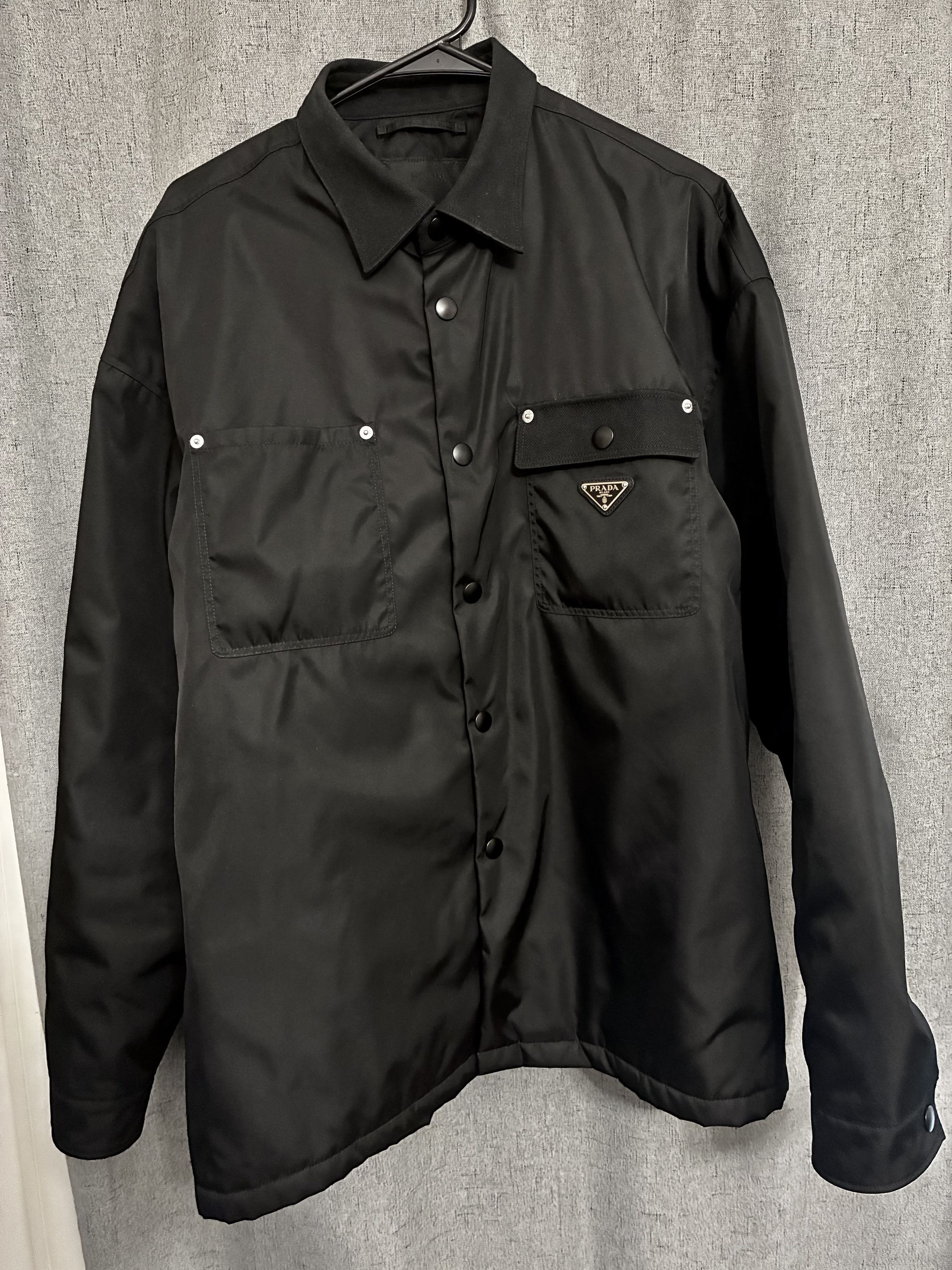 Prada Prada Re-Nylon Padded Utility Jacket FW23 Size US XL / EU 56 / 4 - 1 Thumbnail