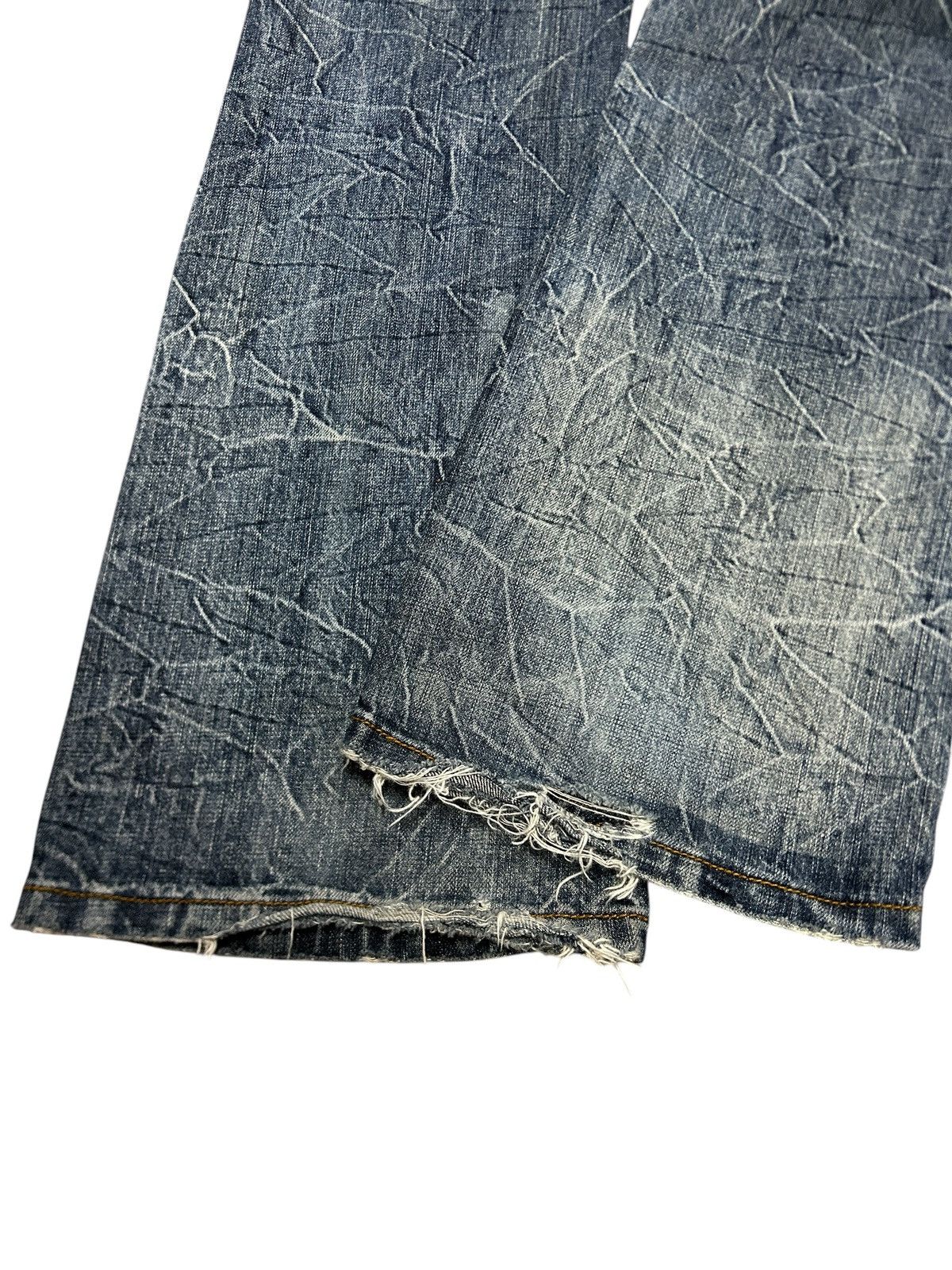 semanticdesign Vintage SemanticDesign Clawmark Distressed Studded Jeans Size US 32 / EU 48 - 10 Thumbnail