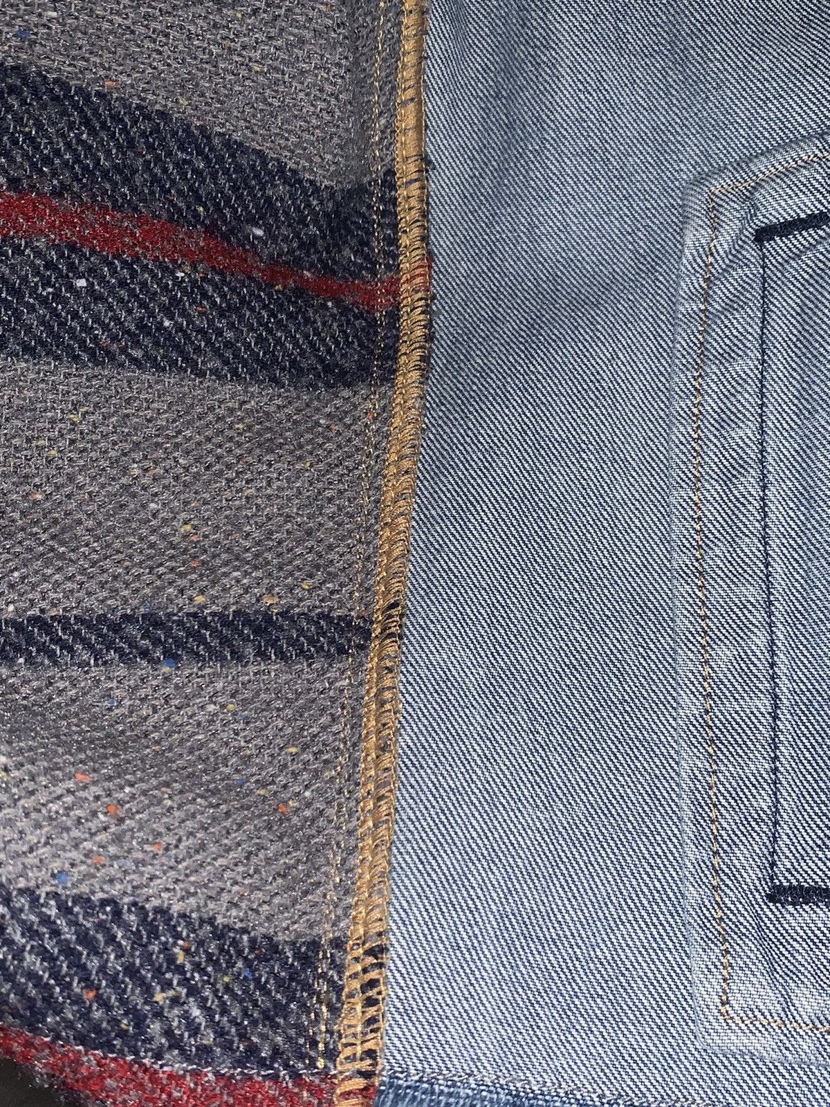 Levi's *RARE* New Levi’s Premium Big E Blanket Back Denim Jacket Size US XL / EU 56 / 4 - 11 Thumbnail