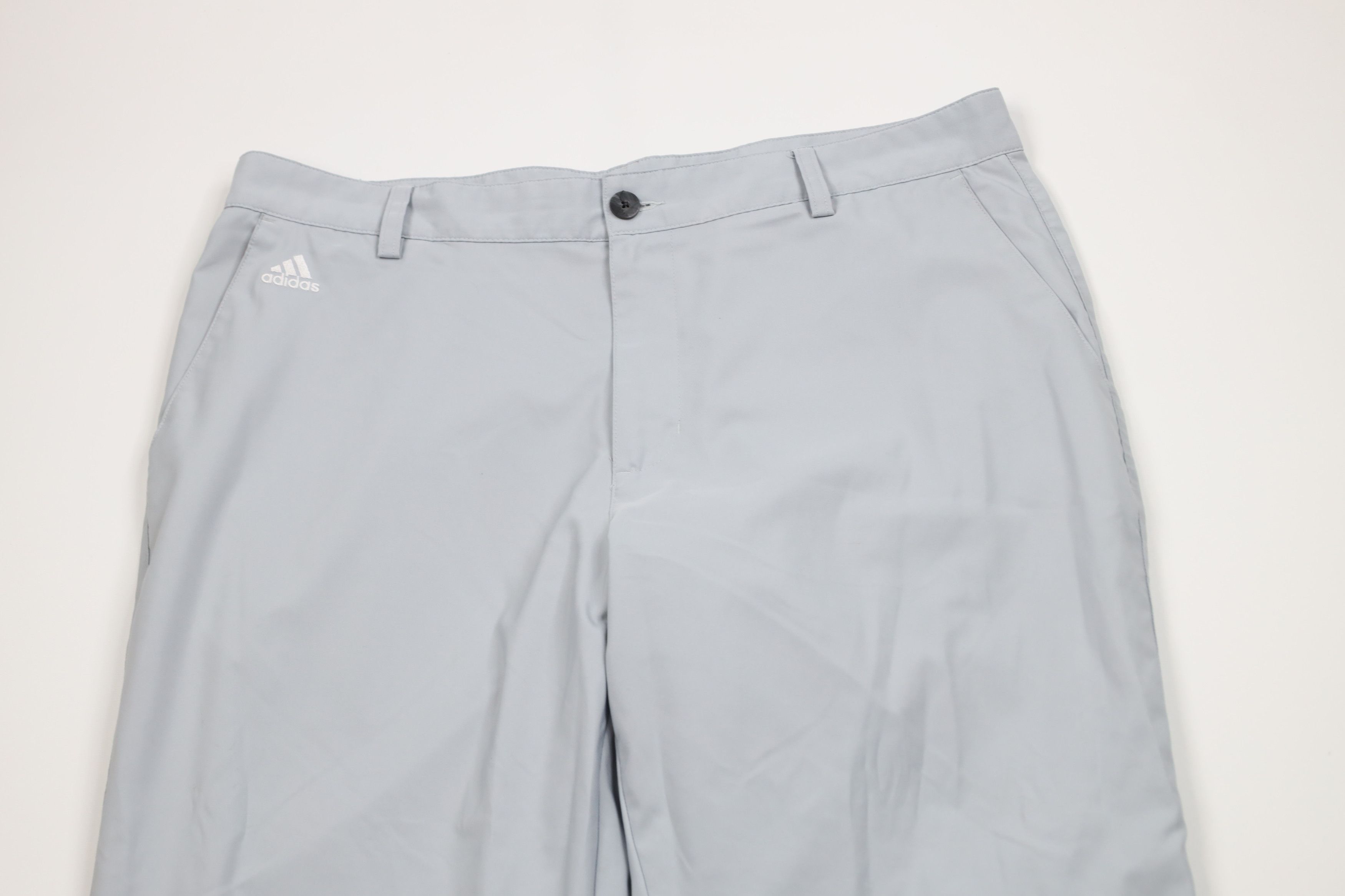Adidas Adidas Golf Spell Out Wide Leg Golfing Chino Pants Gray Size US 36 / EU 52 - 2 Thumbnail