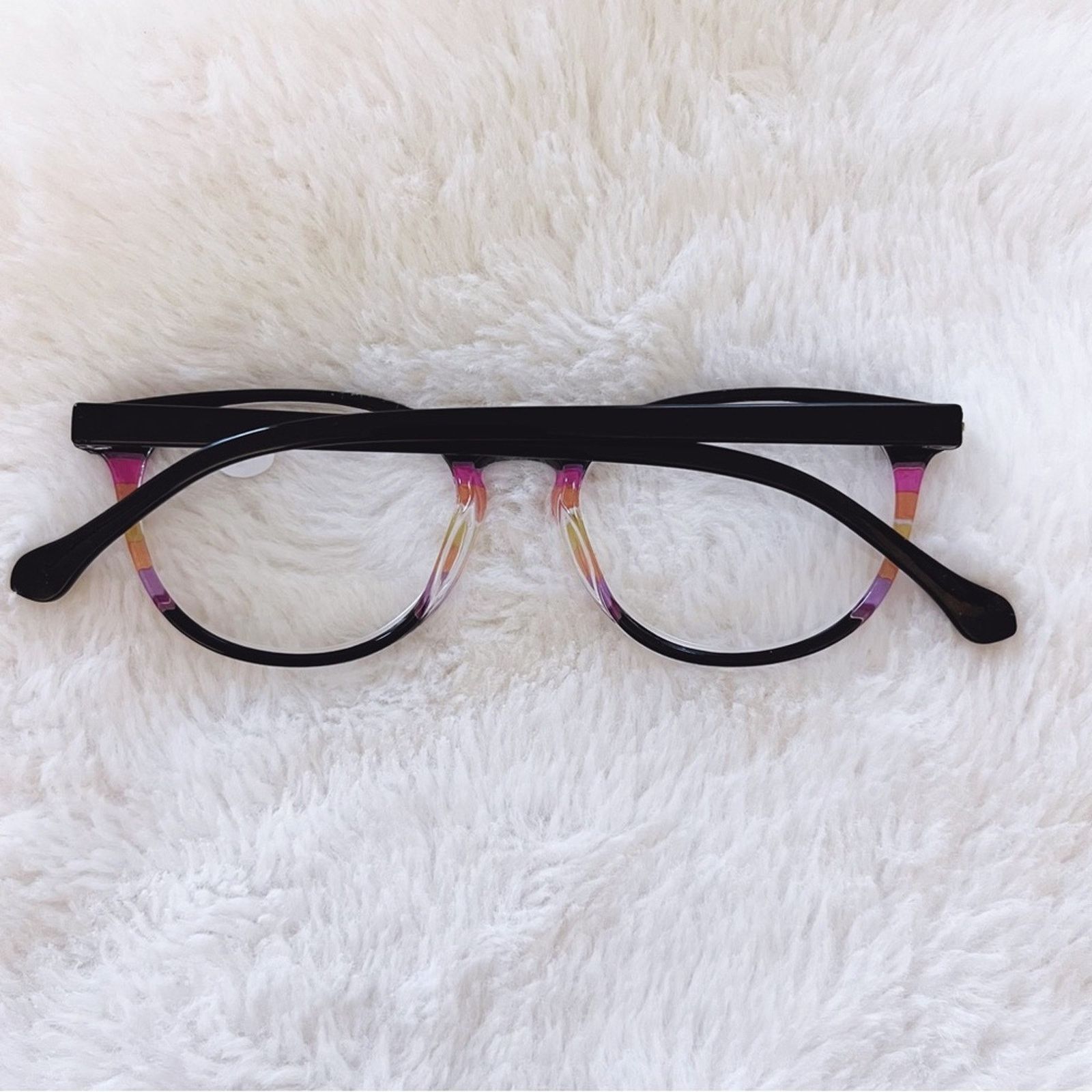 Other Zoe Black Multi-Color Round Reader Glasses Size ONE SIZE - 11 Thumbnail